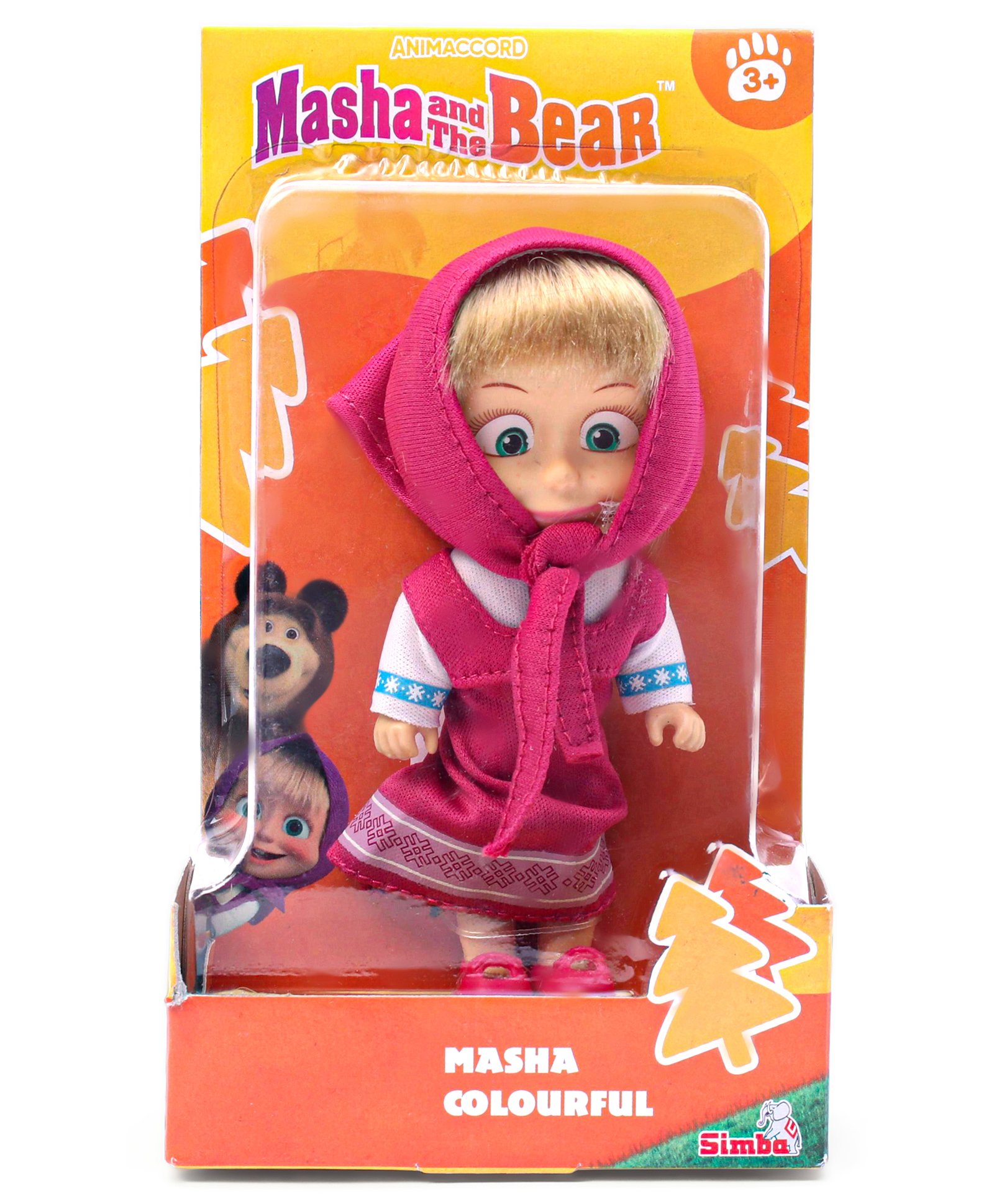 Masha And The Bear Masha Doll Pink - Height 12 cm-picture-31