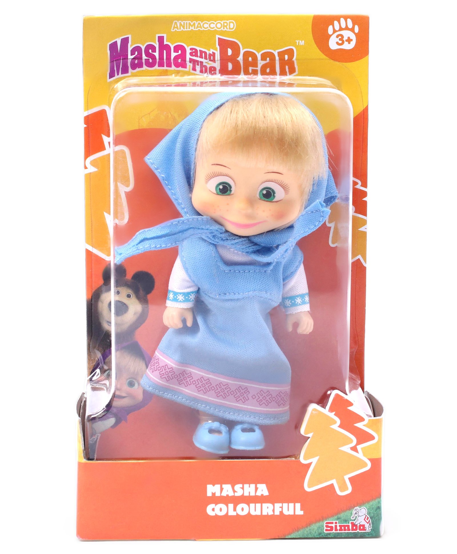 Masha And The Bear Masha Doll Sky Blue - Height 13 cm-picture-24