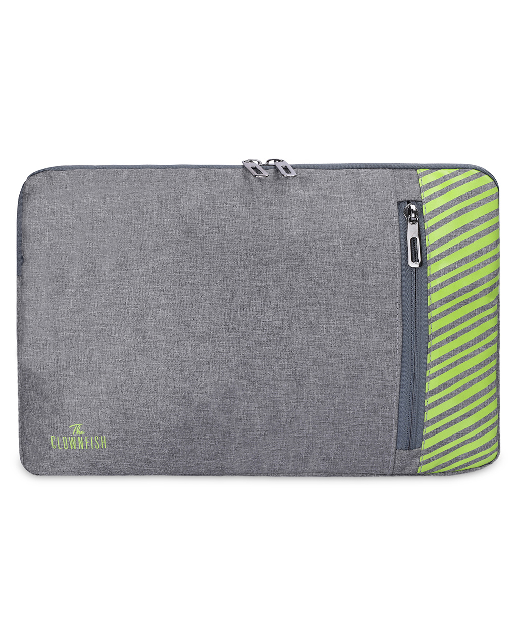 The Clownfish Algo Polyester Unisex 15.6 inch Laptop Sleeve Tablet Case - Grey-image-15