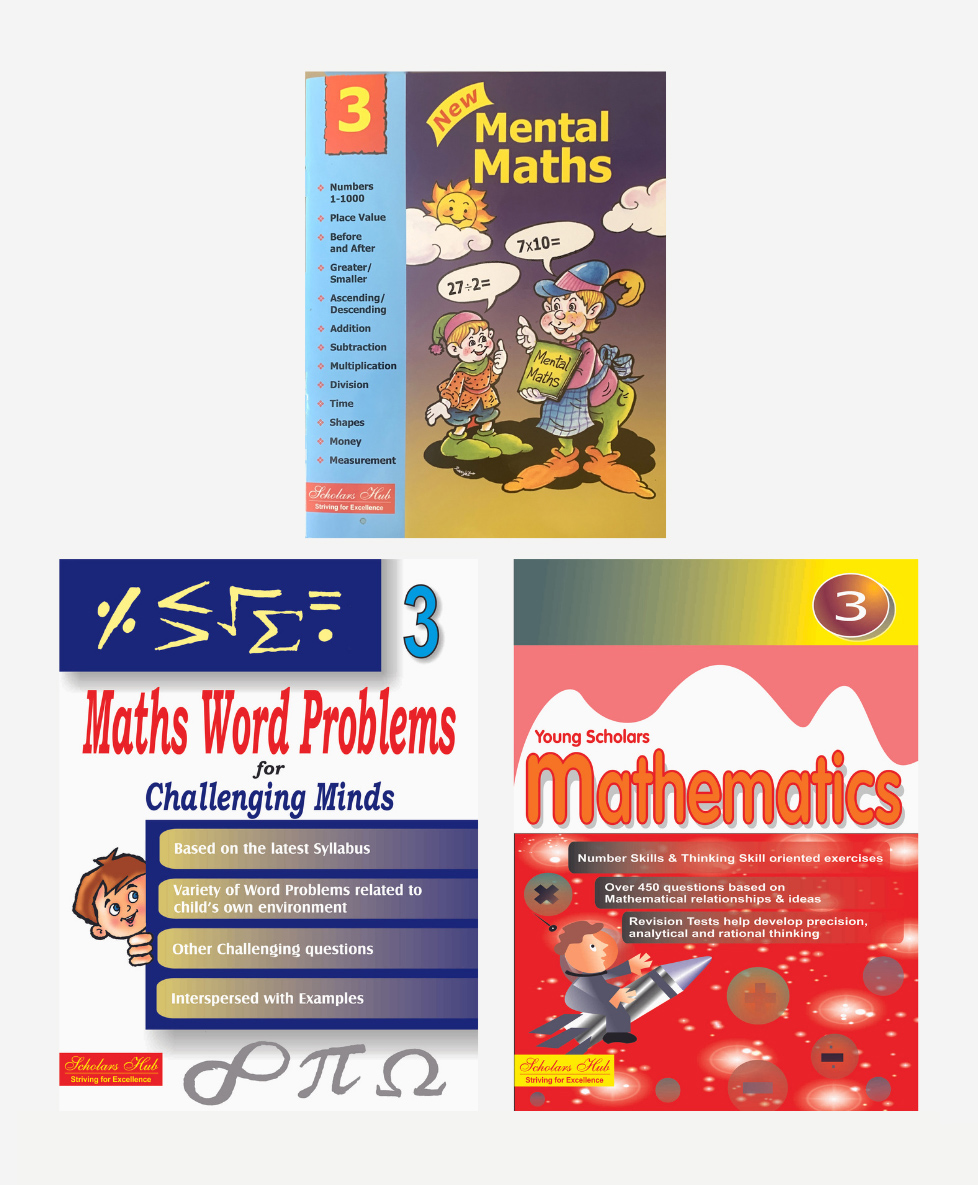 Maths WorkBook Combo Mental Maths Set of 3 - English-image-44