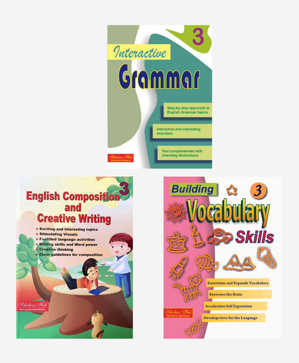 English WorkBook Combo for Class 3 Interactive Grammar Vocabulary Book & English Composition and Creative Writing Book Set of 3 Books With Answer Key -English-image-24