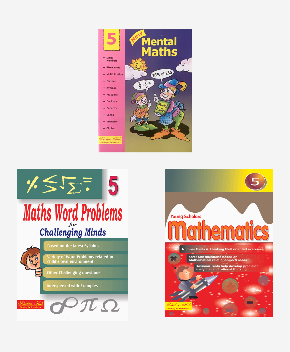Maths WorkBook Combo Mental Maths Set of 3 Books - English-image-47