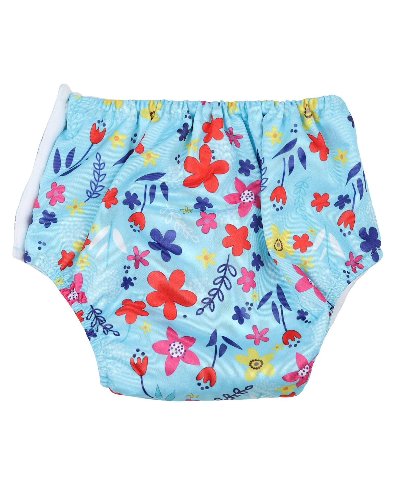 Chinmay Kids Baby Swim Diaper Waterproof Reusable Leakproof Adjustable Boys Girls Swimsuit Sky Blue Flower-image-32