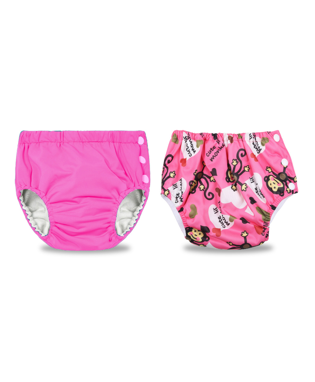 Chinmay Kids Reusable Swimwear Diaper Pool Pants Pack of 2 - Pink-image-4