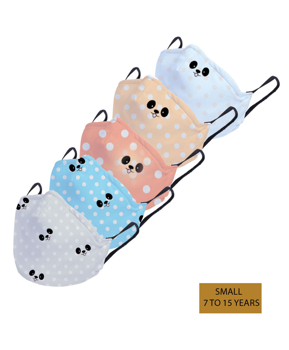 Right Gifting Kids Reusable And Washable Face Mask - Pack Of 5-picture-45