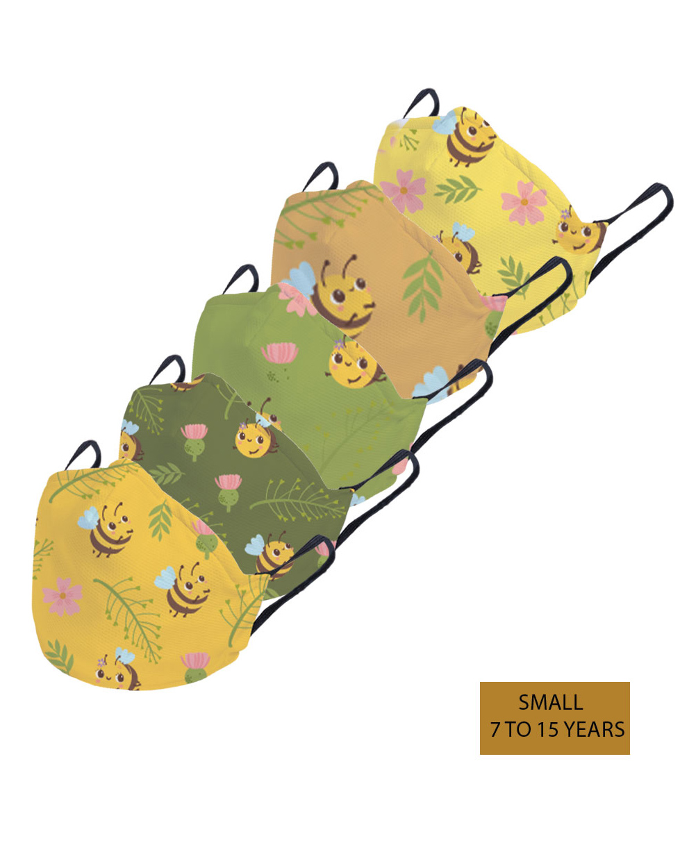 Right Gifting Kids Reusable And Washable Face Mask - Pack Of 5-picture-36