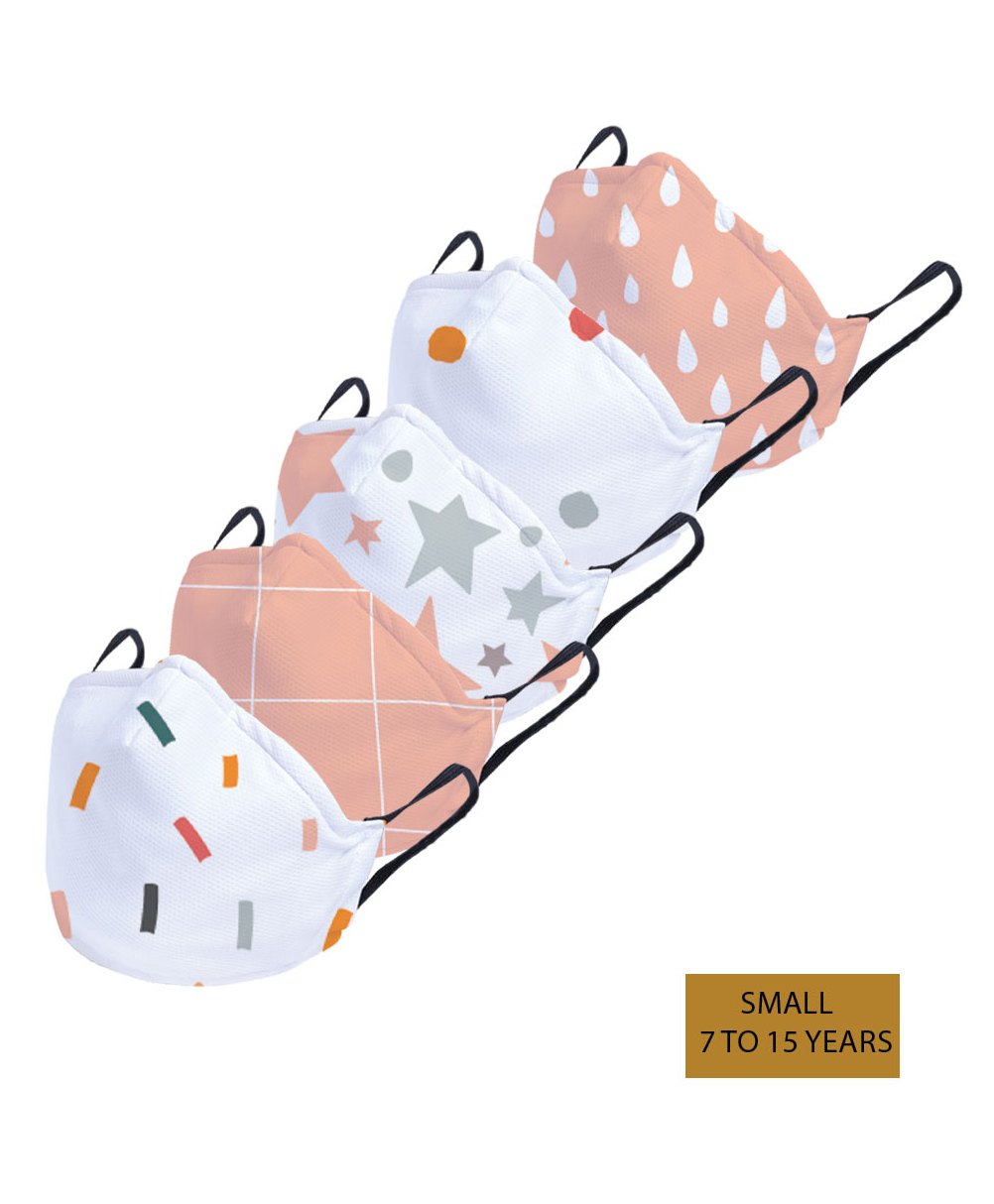 Right Gifting Kids Reusable And Washable Face Mask - Pack Of 5-picture-37