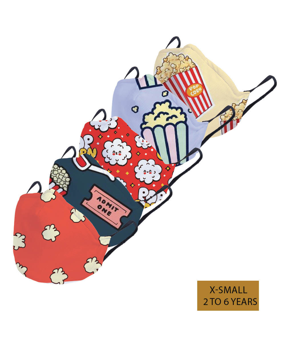 Right Gifting Kids Reusable And Washable Face Mask - Pack Of 5
