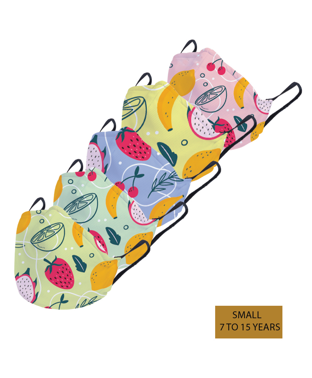 Right Gifting Kids Reusable And Washable Face Mask - Pack Of 5-picture-26