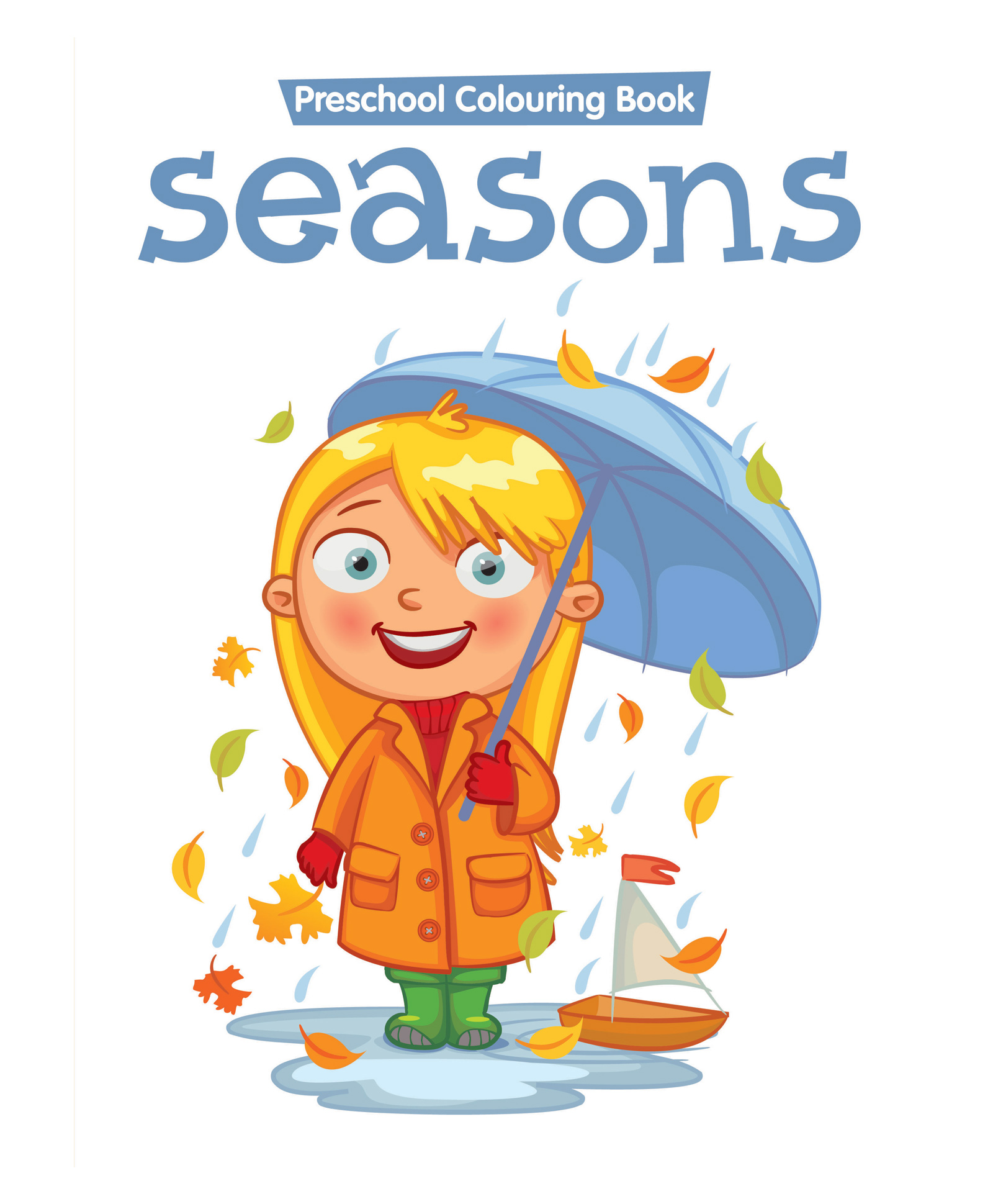 Preschool Coloring Book Seasons - English-image-45