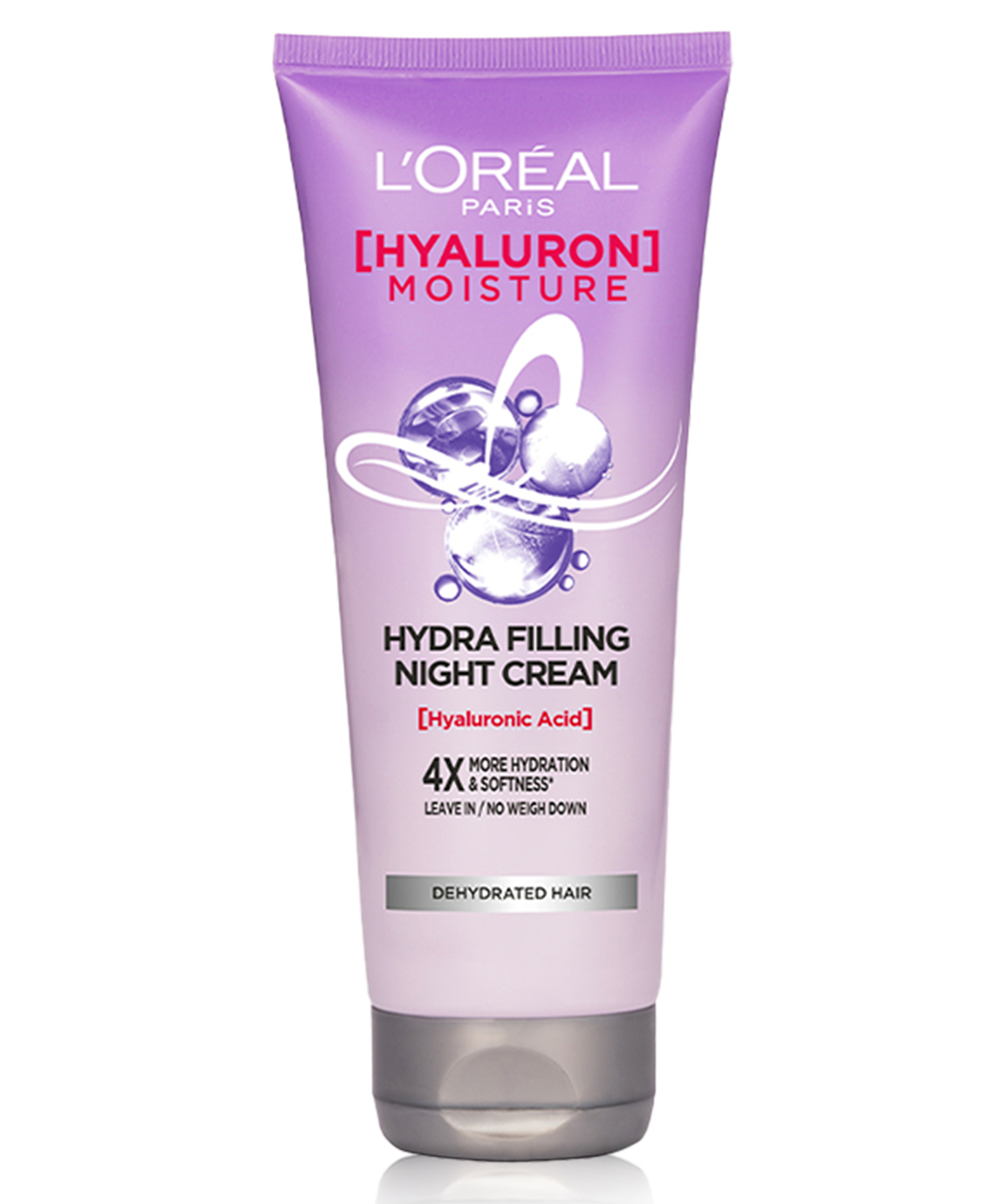 LOREAL PARIS Hyaluron Moisture 72H Hydra Filling Night Hair Cream with Hyaluronic Acid Leave-In Hair Cream for Dry & Dehydrated Hair - 180 ml-image-22