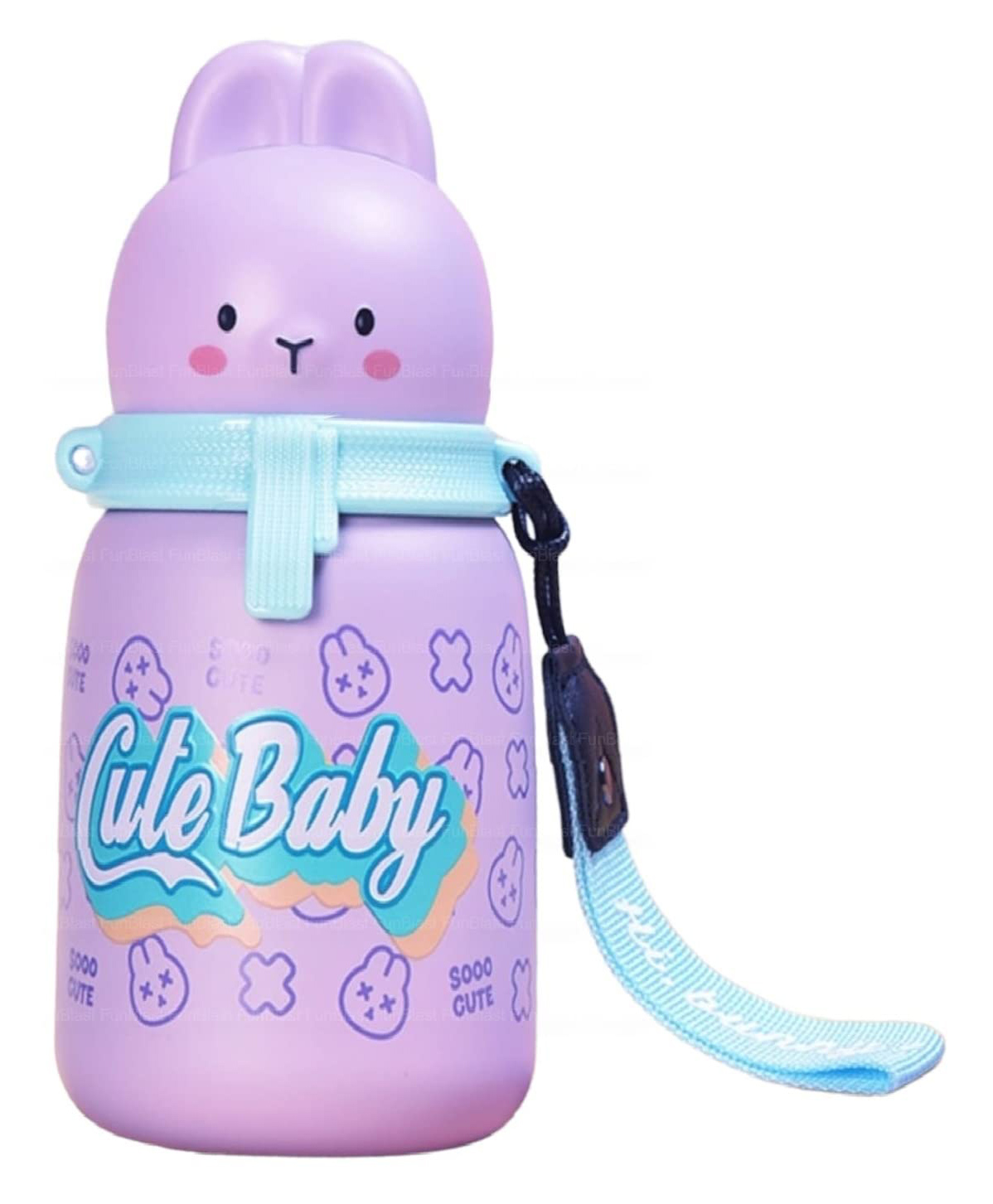 FunBlast Stainless Steel Vacuum Bottle Purple - 350 ml-image-23