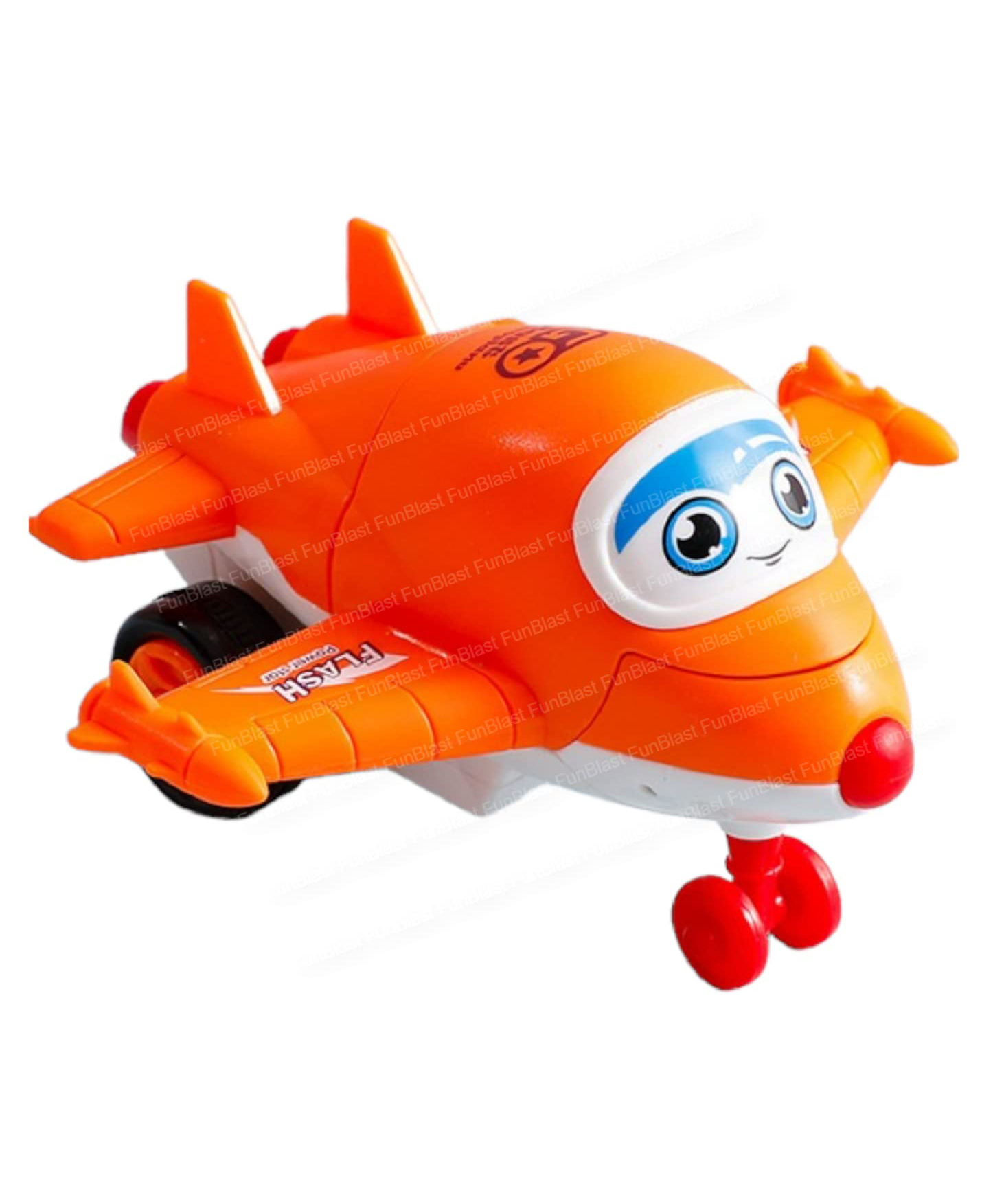 FunBlast Friction Power Toy Aeroplane for Kids  Orange-picture-12