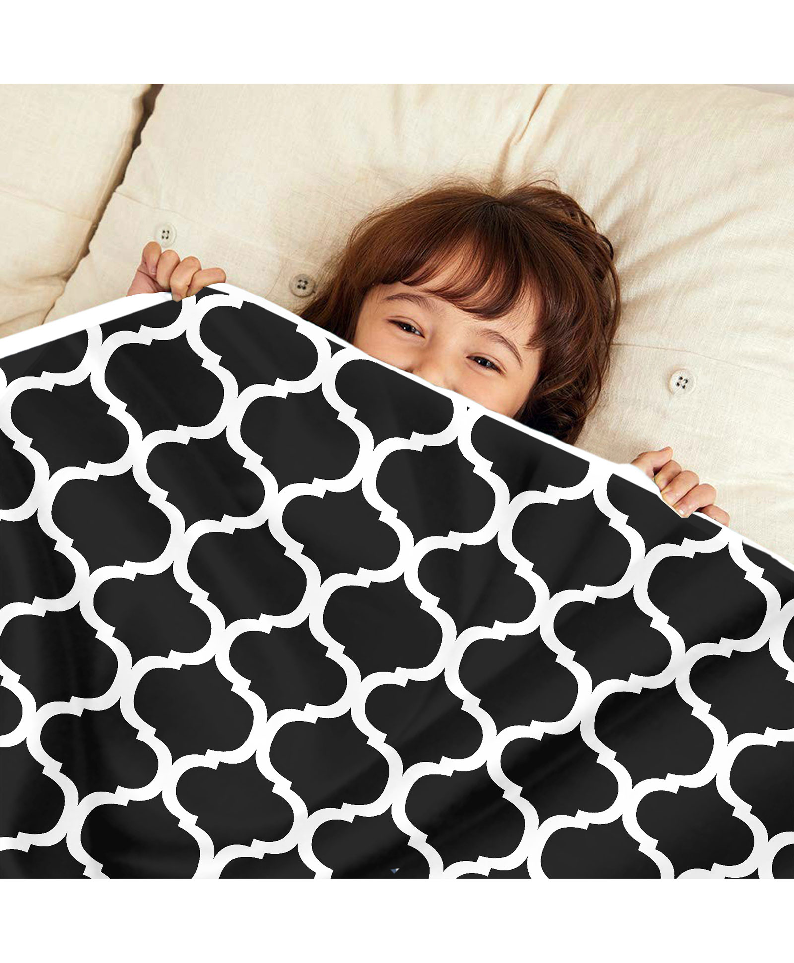 Divine Casa Light weight Soft Microfiber Blanket - Black & Grey-image-35