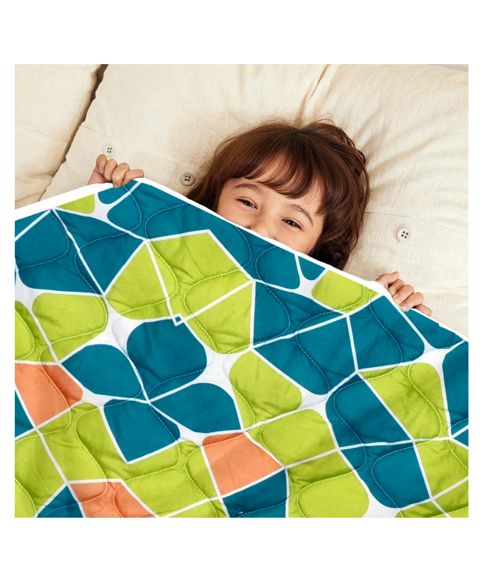 Divine Casa Microfiber Comforter Blanket For Toddler Upto 4 Years - Grey & Blue-image-48