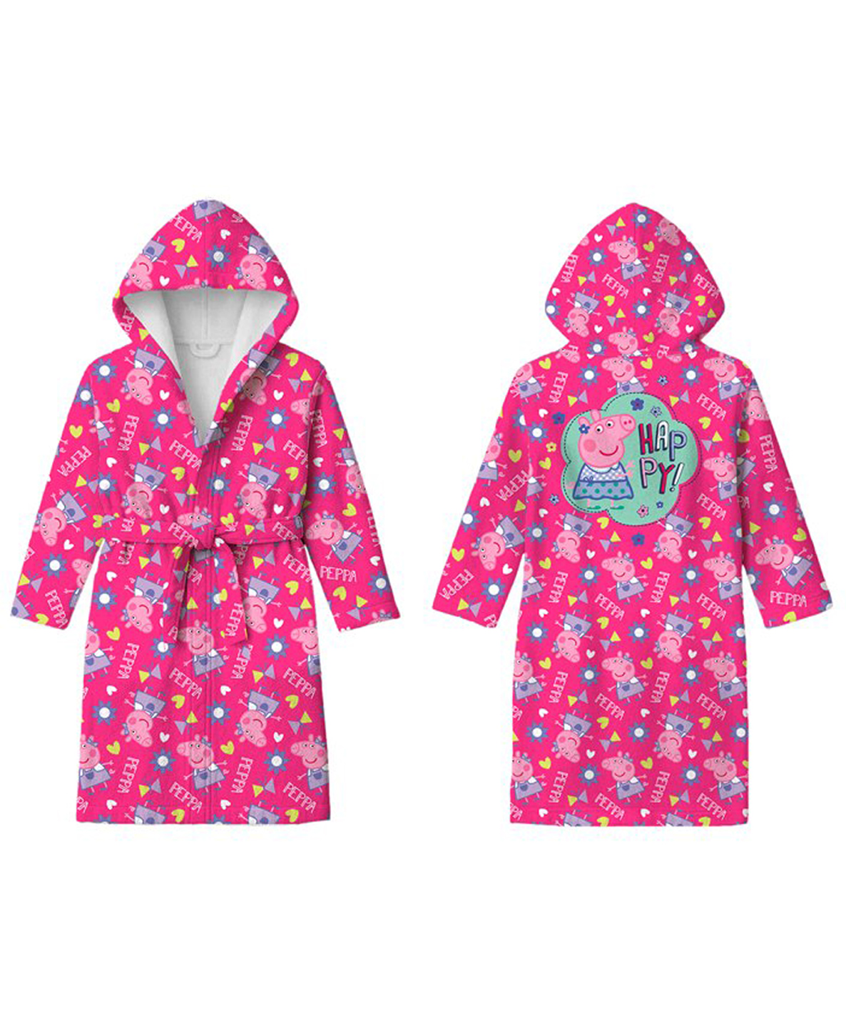 Sassoon Justice League Printed Cotton Bathrobe - Red-picture-7