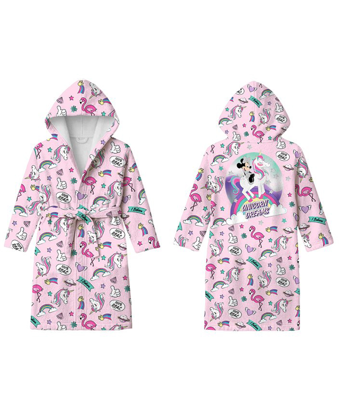 Sassoon Unicorn Printed Cotton Bathrobe - Purple-image-10