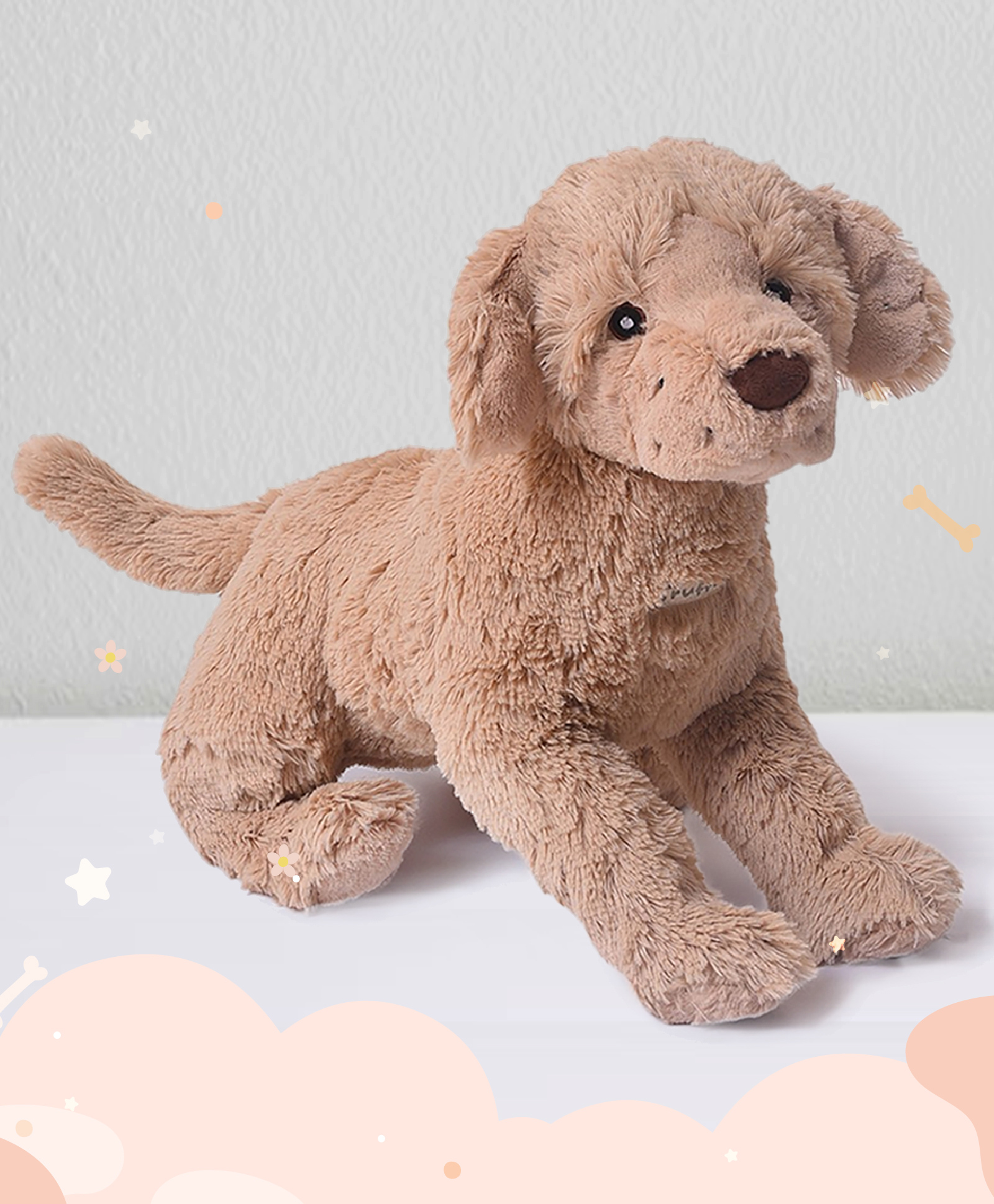 Mi Arcus Truffle Dog Soft Toy Brown - Length 50 cm-image-41