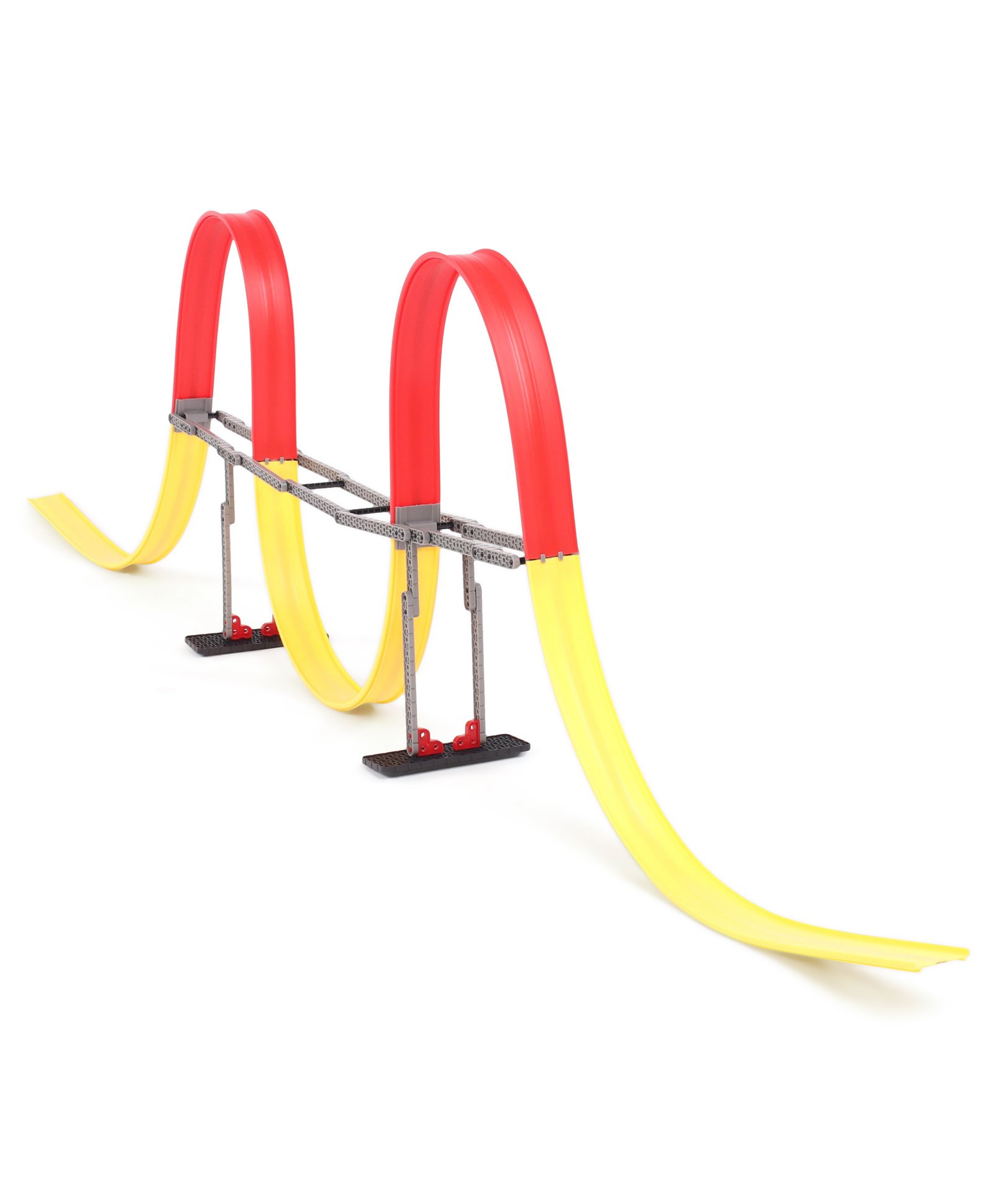 Playzu Magnetic Car Track Set 2 Loops - Multicolour-picture-27