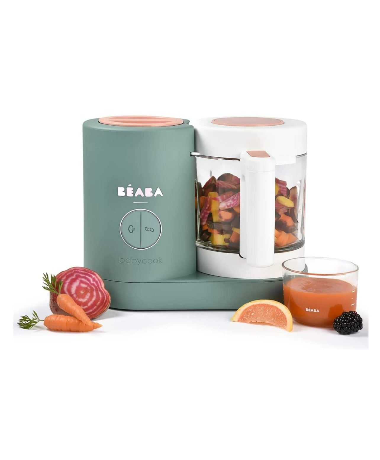 Beaba Babycook Neo 4 In 1 Baby Food Processor Blender Steamer And Cooker - Eucalyptus-image-14