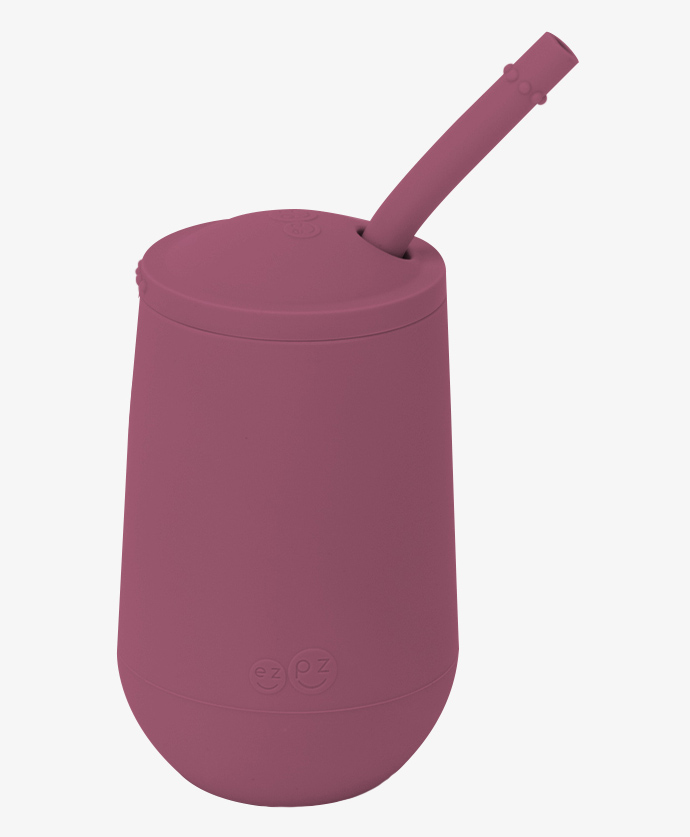 ezpz Happy Cup with Straw System Mauve - 236 ml-picture-21