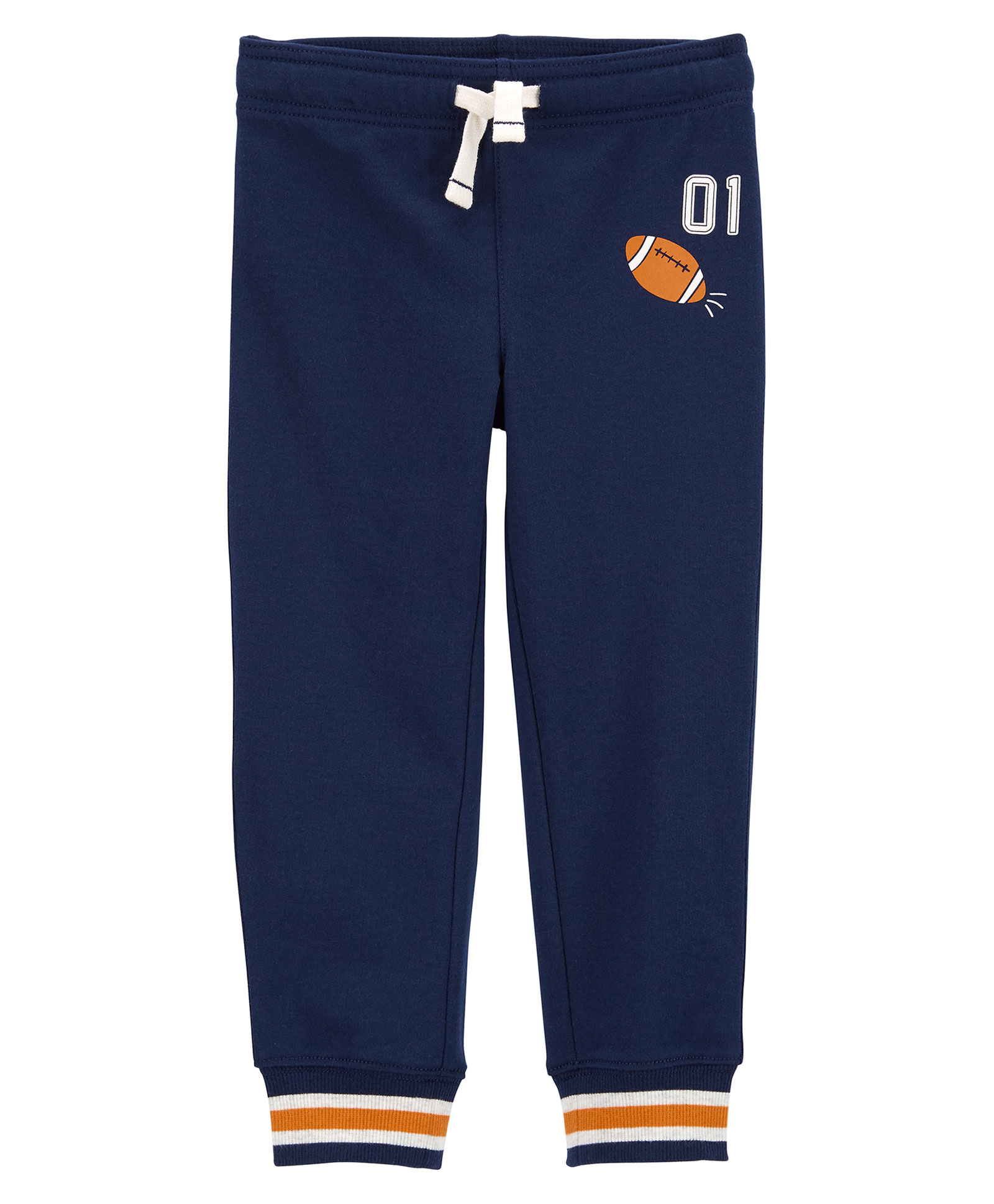 Carter's Football Pull-On French Terry Joggers - Navy Blue-picture-34