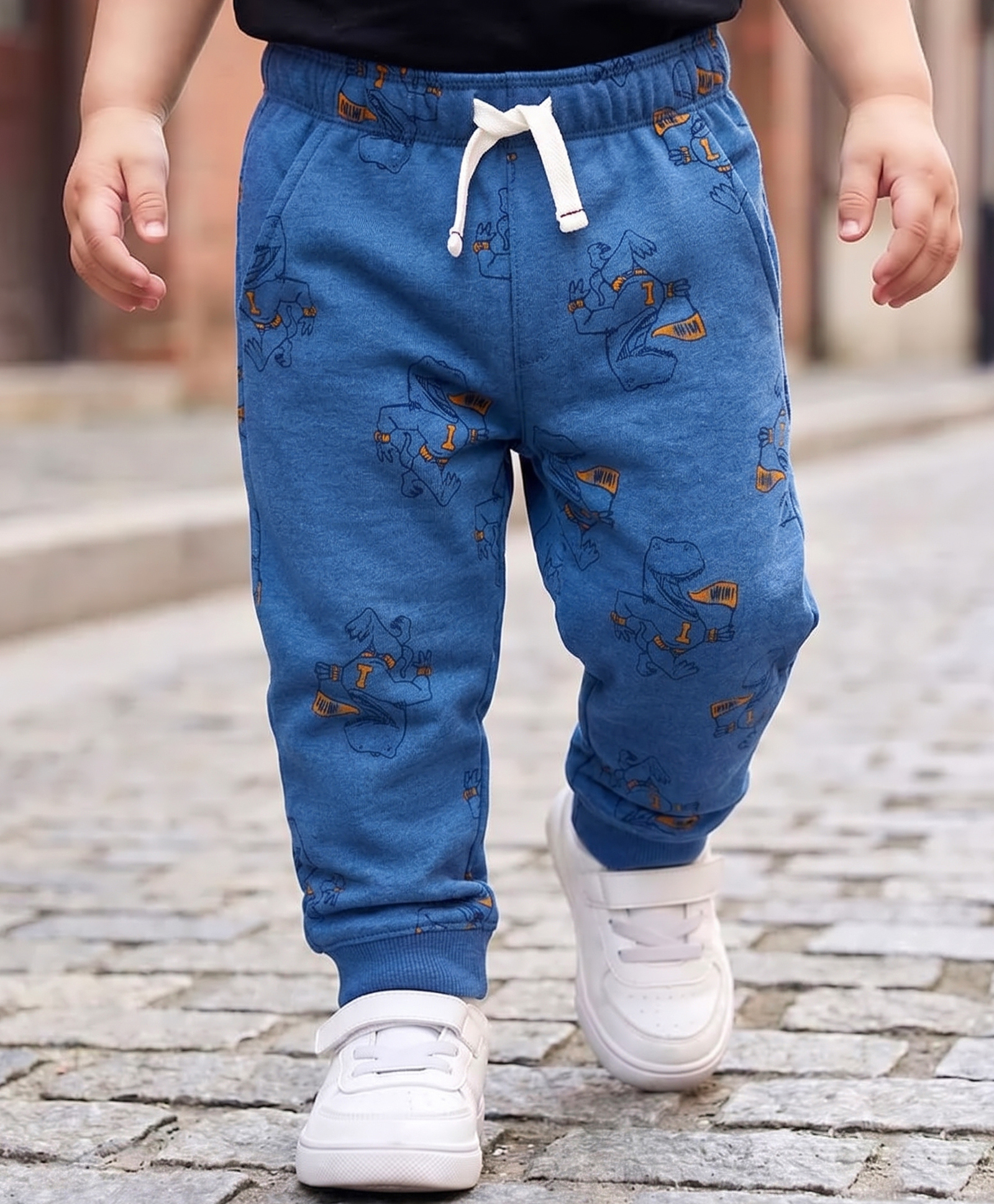 Carter's Dinosaur Pull On French Terry Joggers - Navy Blue-picture-32