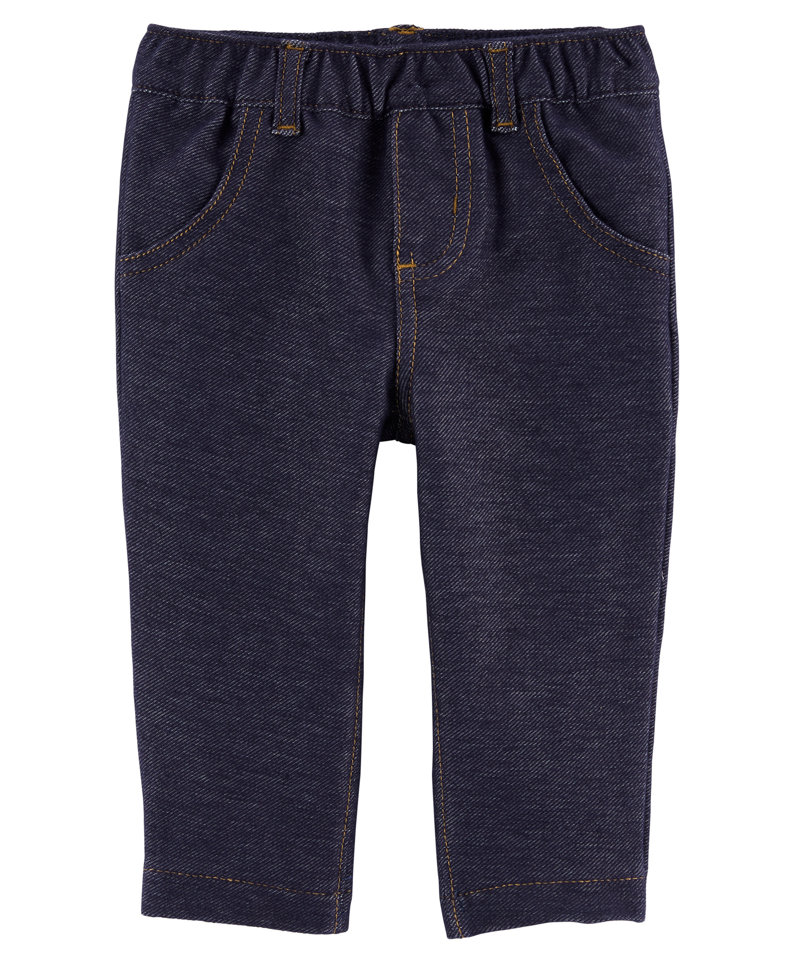 Carter's Pull On Knit Denim Pant - Blue-image-14