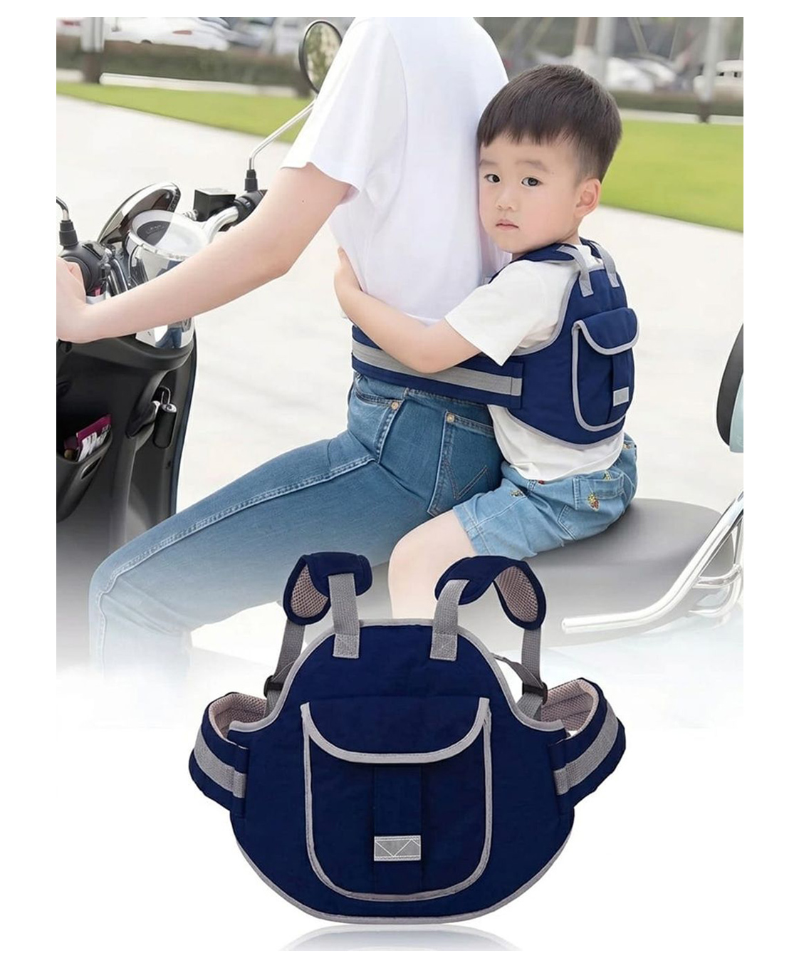 BOXOT IMPEX Child Safety Belt for Two Wheeler Ride (color may vary)-picture-16
