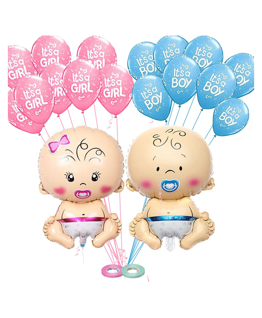 AMFIN Pack of 24 Baby Shower Combo -Multicolor-picture-10