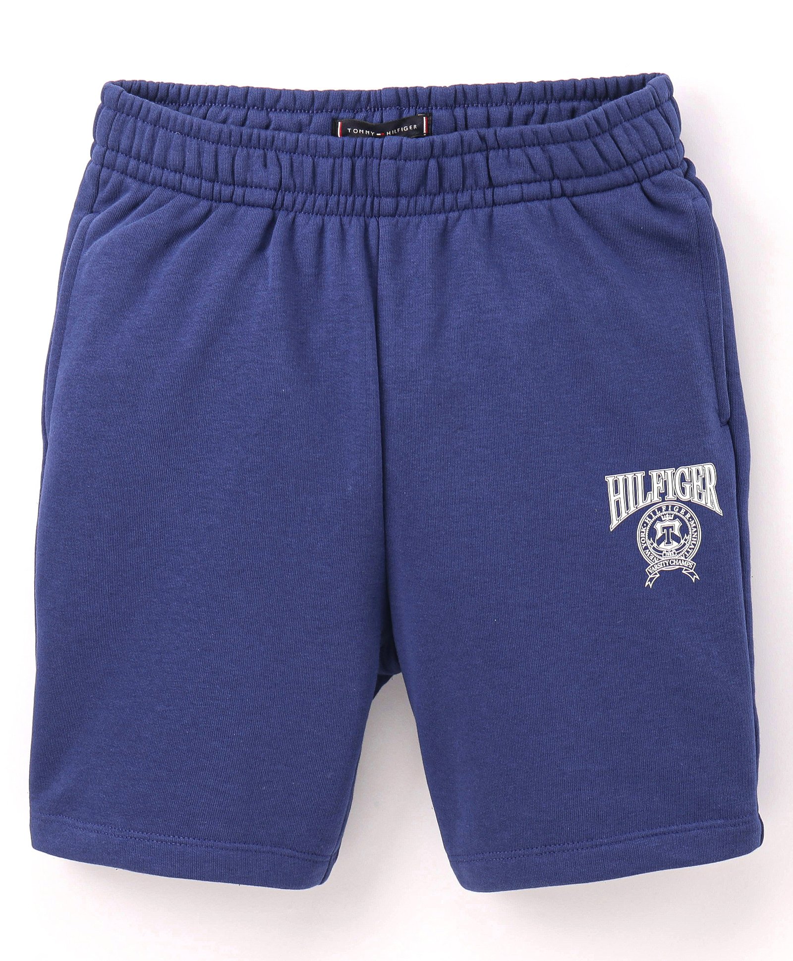 Tommy Hilfiger Cotton Shorts Text Print- Blue-picture-17