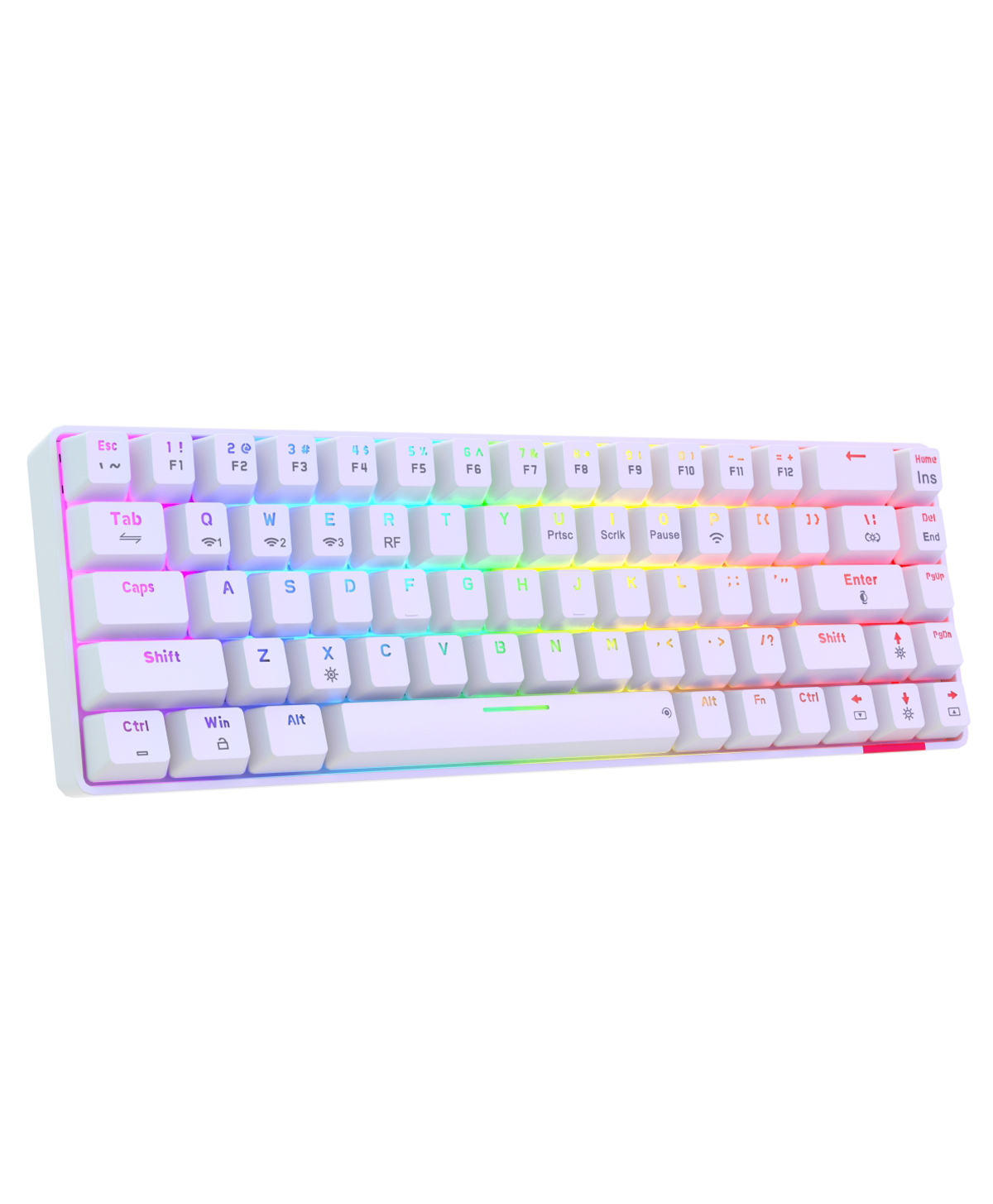Portronics POR 1607 Hydra 10 Mechanical Wireless & Wired Key Board - White-image-29