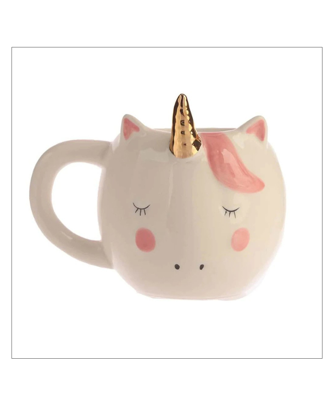 awestuffs Creative Unicorn 3D Tea Coffee Mug White - 350 ml-picture-47