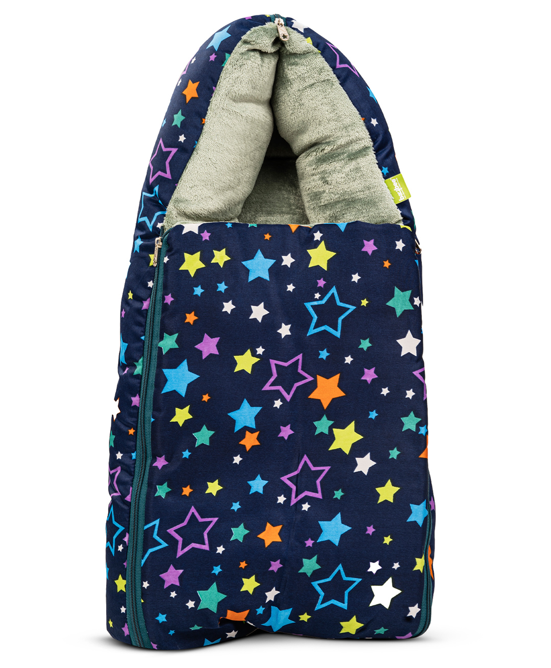 Baybee 3 in 1 Cotton Bed Cum Carry Bed Portable Sleeping Bag Infant Bassinet Nest For Co Sleeping Baby Bedding For New Born - Dark Green-picture-16