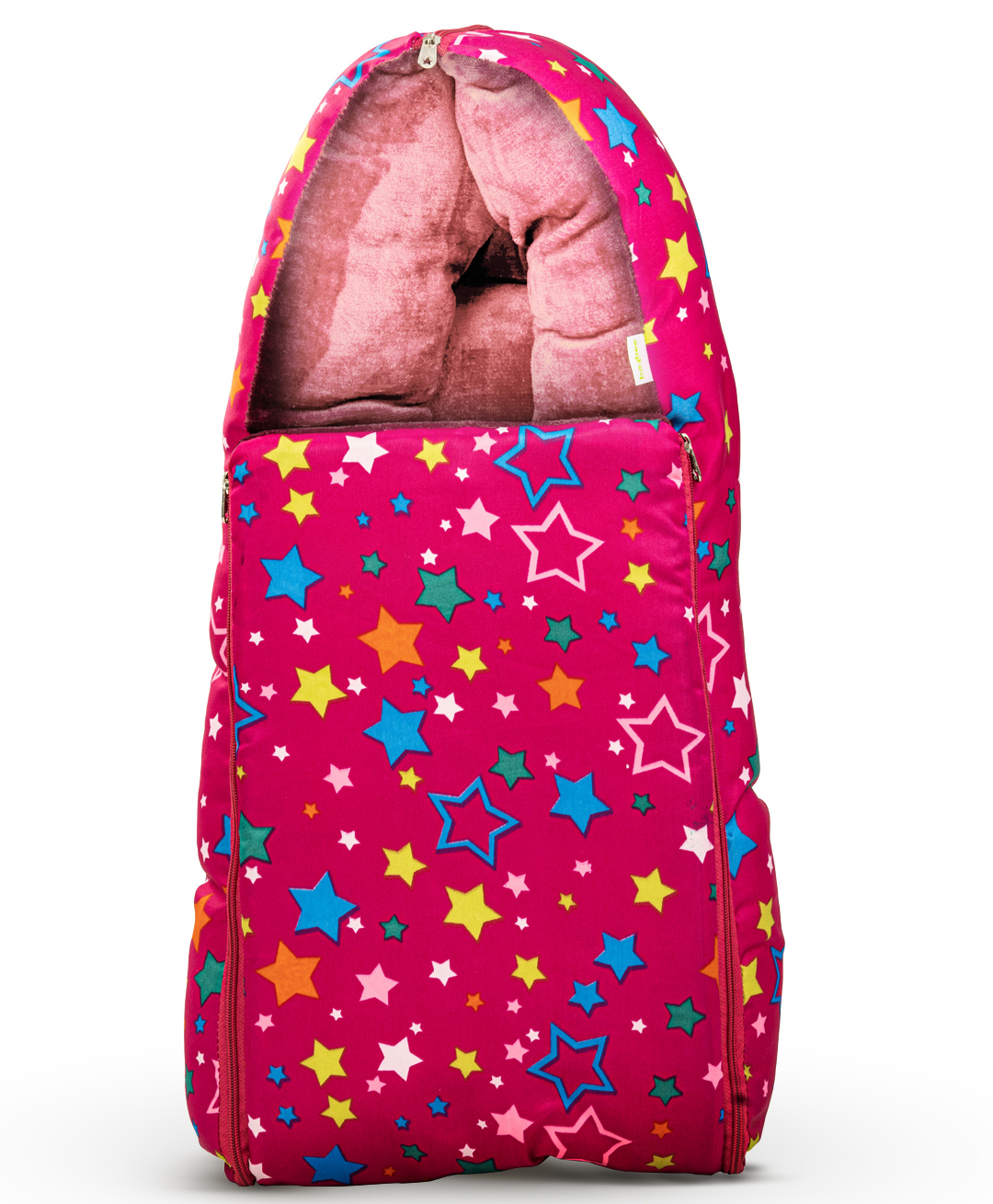 Baybee 3 in 1 Cotton Bed Cum Carry Bed Portable Sleeping Bag Infant Bassinet Nest for Co Sleeping Baby Bedding for New Born - Pink-picture-10