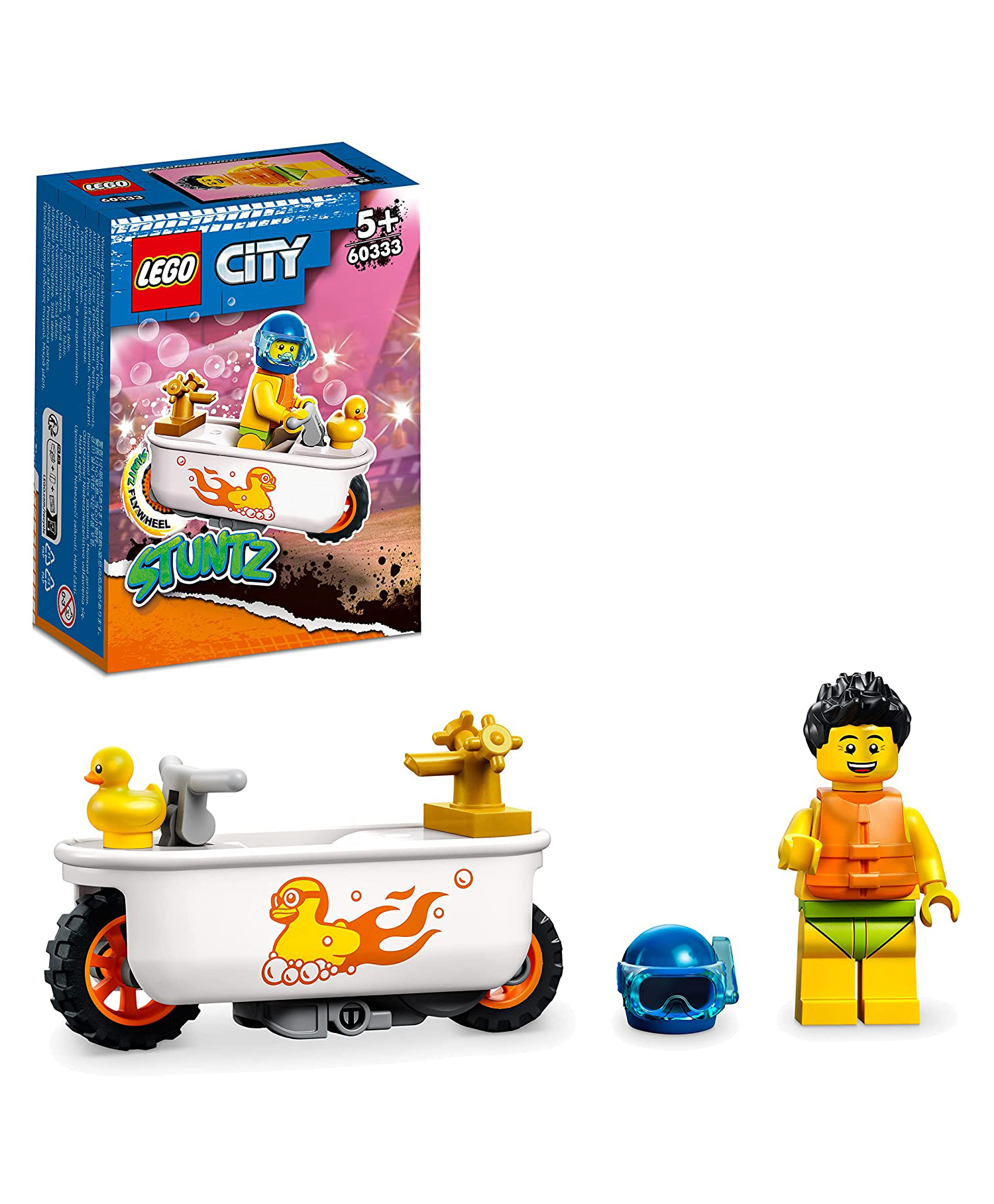 LEGO City Bathtub Stunt Bike 14 Pieces- 60333-picture-28