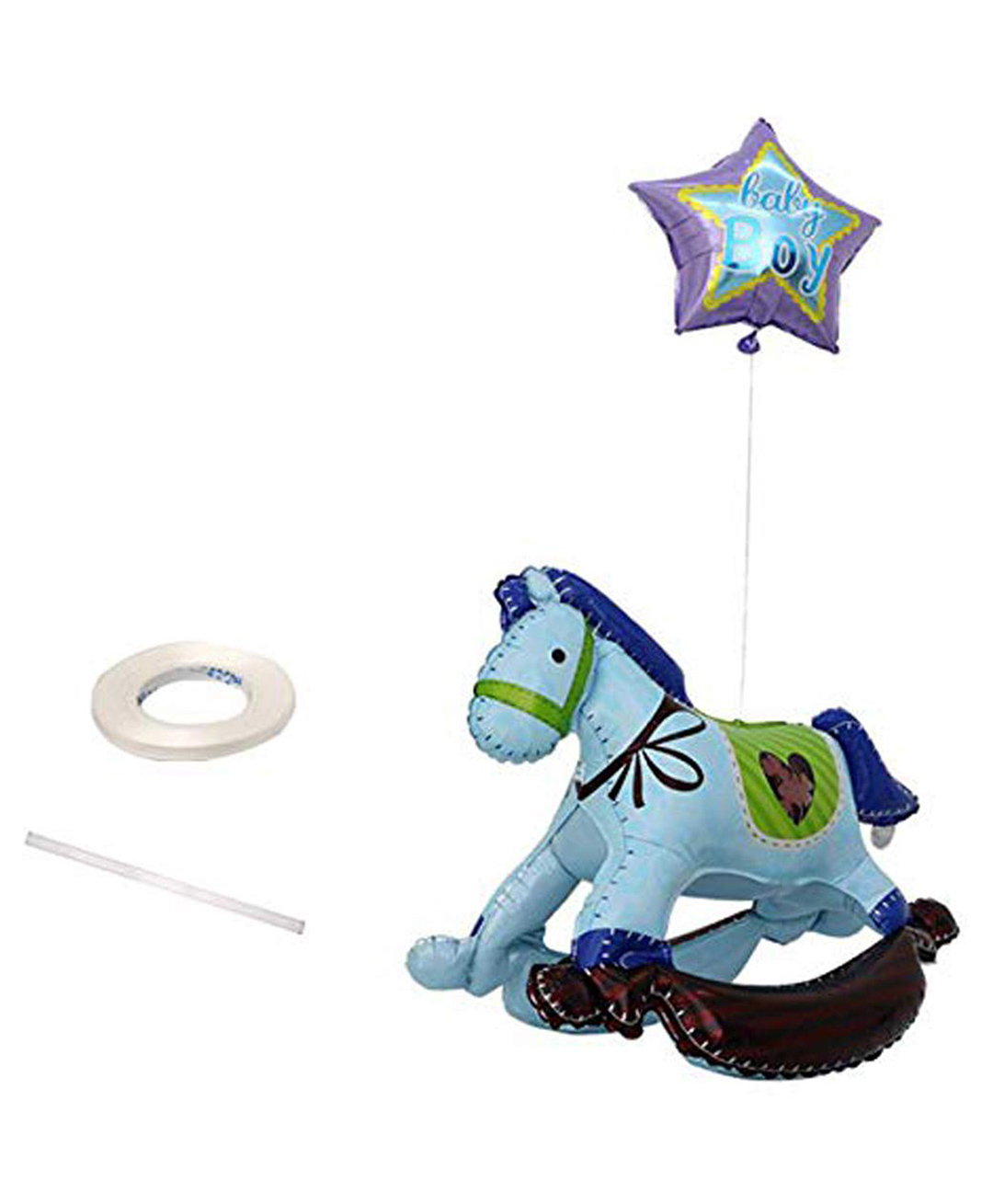 Amfin Its a Boy Foil Balloon Decoration Rocking Giant Foil Balloon Its the Balloon that Walks on Air - Blue-picture-13