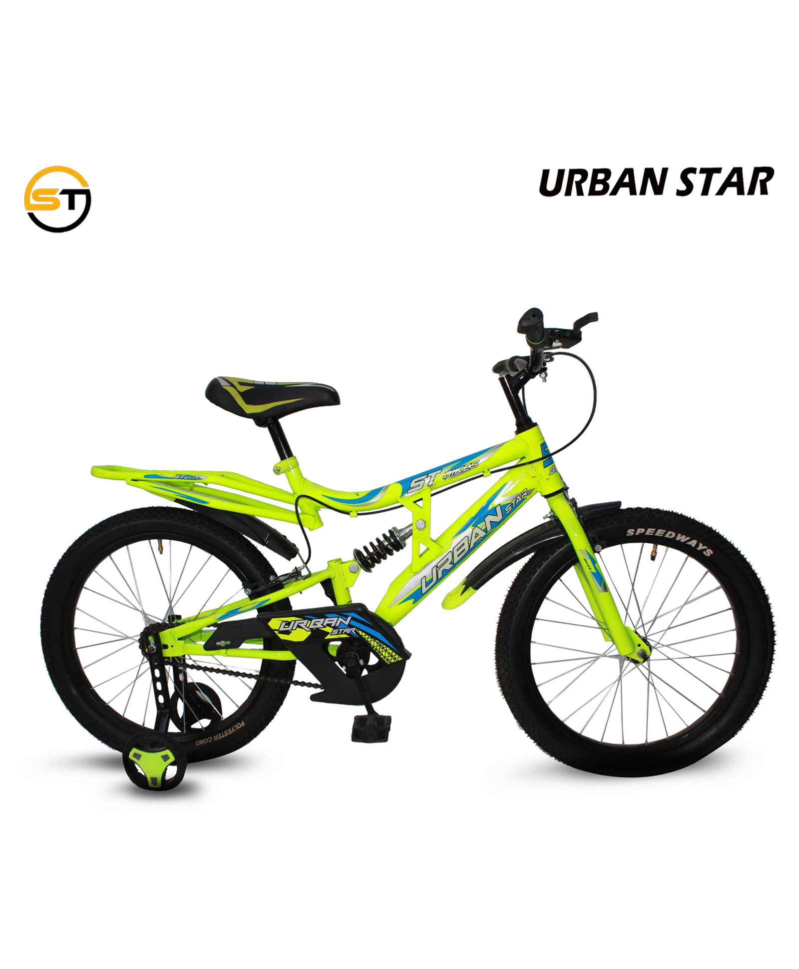 Urban Star 20 T Suspension Bicycle - Green