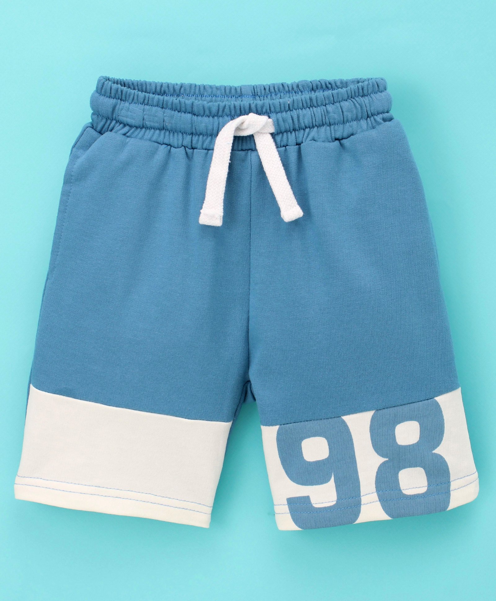 toffyhouse ToffyHoue Knee Length Shorts Number Print - Blue-picture-25