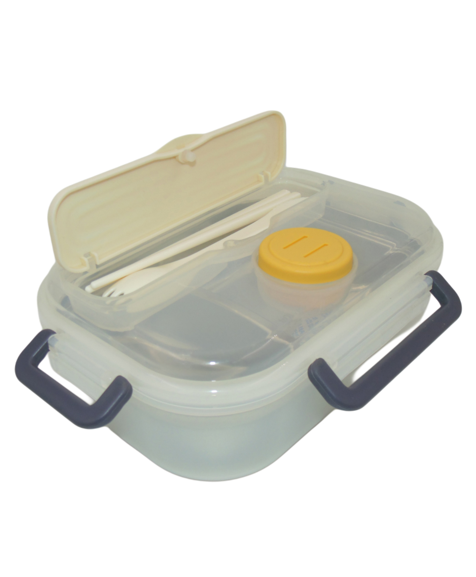 Sanjary Lunch Box With Spoon Fork And Chopsticks 980 ML - (Colour May Vary)-picture-10