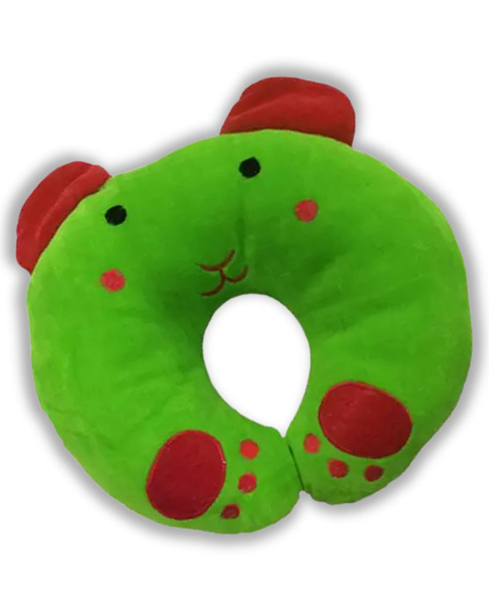 Chinmay Kids Soft Pillow Baby Head Shaper U Shape Anti-Flat Sleeping Support Cushion for Newborn Babies Child Infant Toddler - Green-image-49