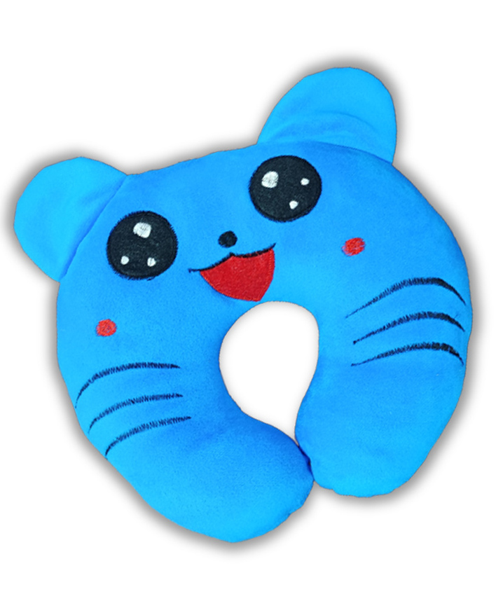 Chinmay Kids Soft Pillow Baby Head Shaper U Shape Anti-Flat Sleeping Support Cushion for Newborn Babies Child Infant Toddler  Sky Blue-image-27