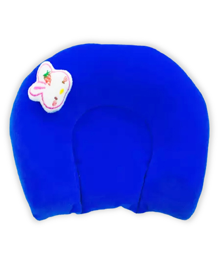 Chinmay Kids Mustard Seeds Cotton Soft U Shape Neck support Baby Pillow - Blue-image-29
