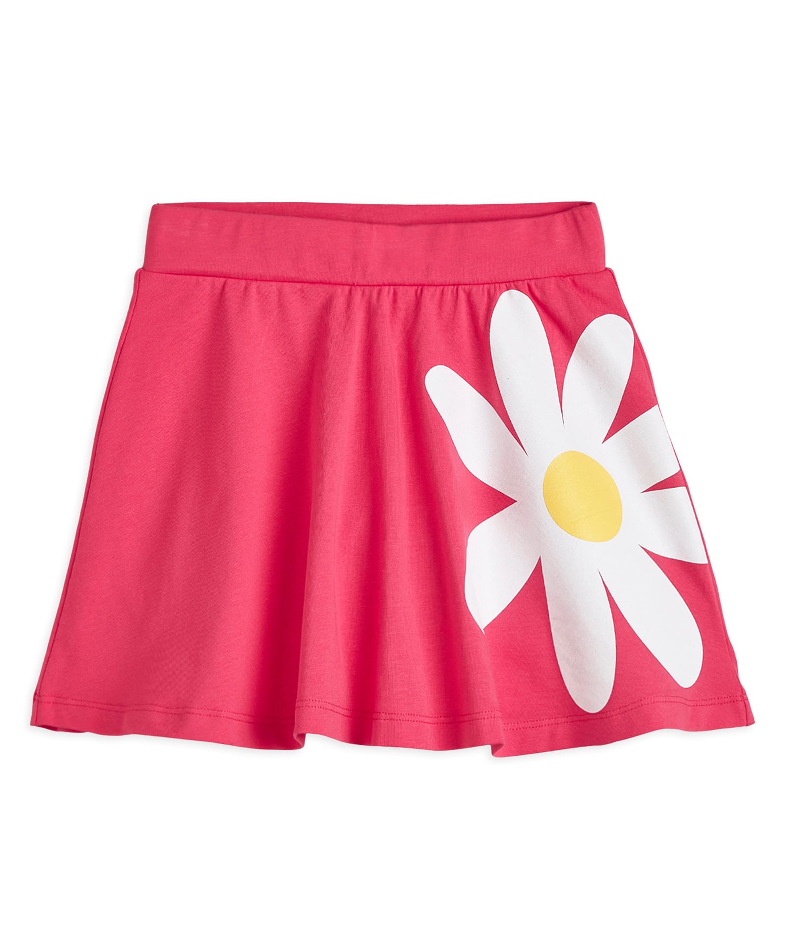 Plan B Daisy Printed Skater Skirt With Inbuilt Shorties - Pink-image-45