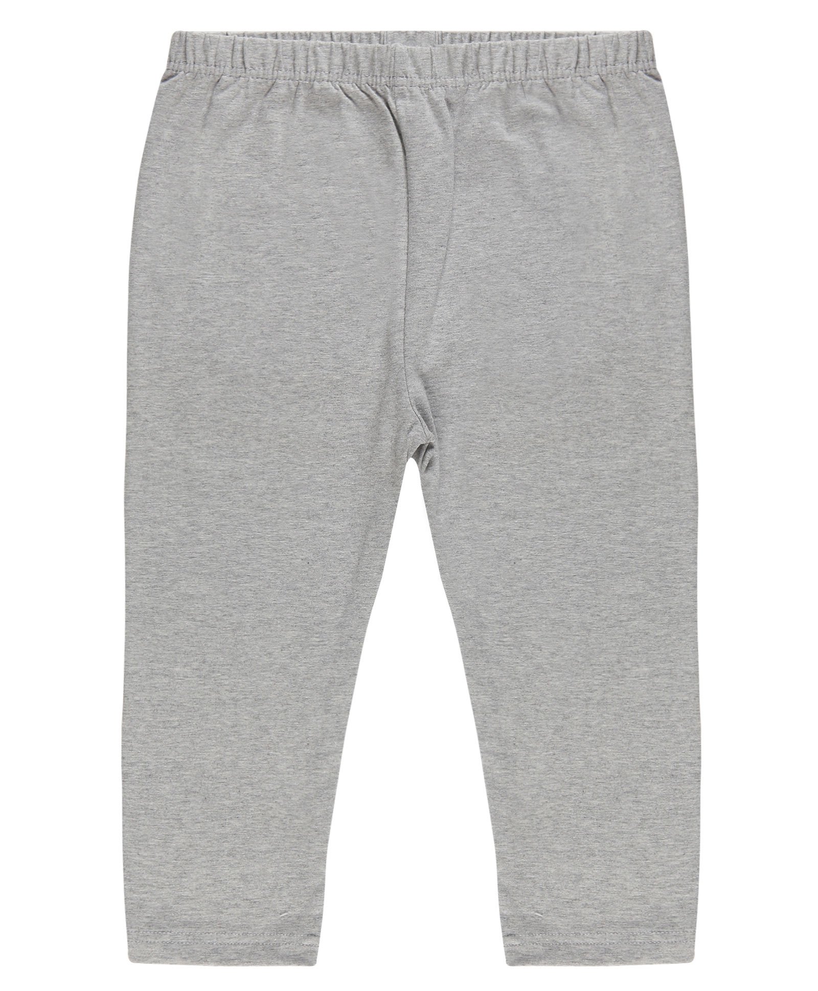Kiddopanti Solid Capri Legging - Grey Melange-image-26