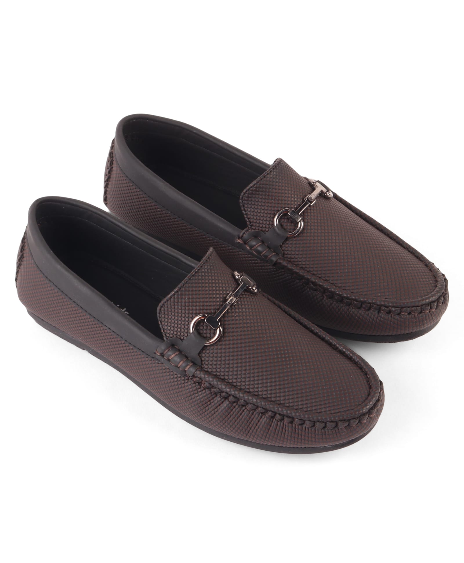 Pine Kids Slip On Formal Shoes - Brown-picture-15