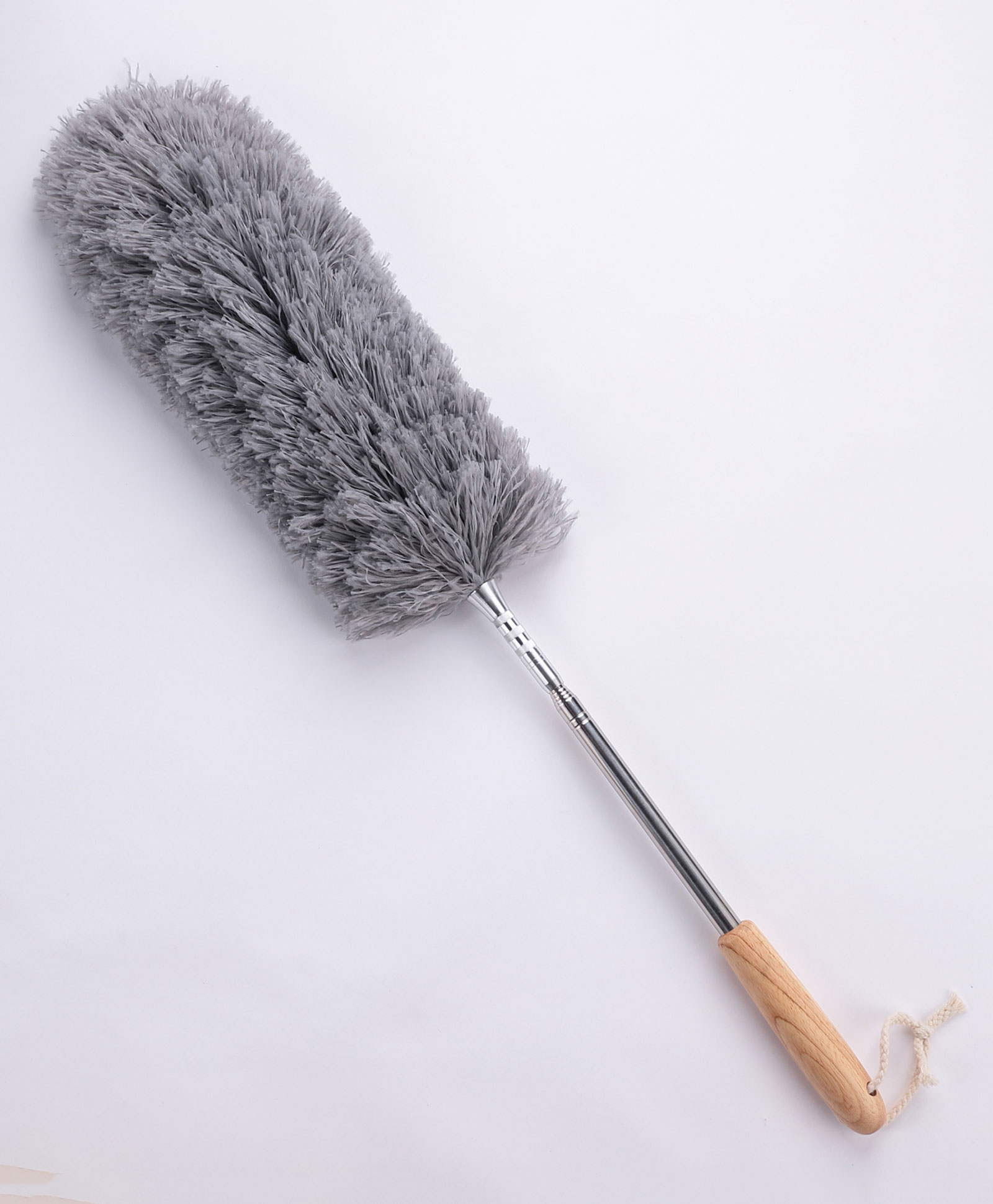 The Better Home Wooden Handle Telescopic Flexible Duster - Grey-picture-11