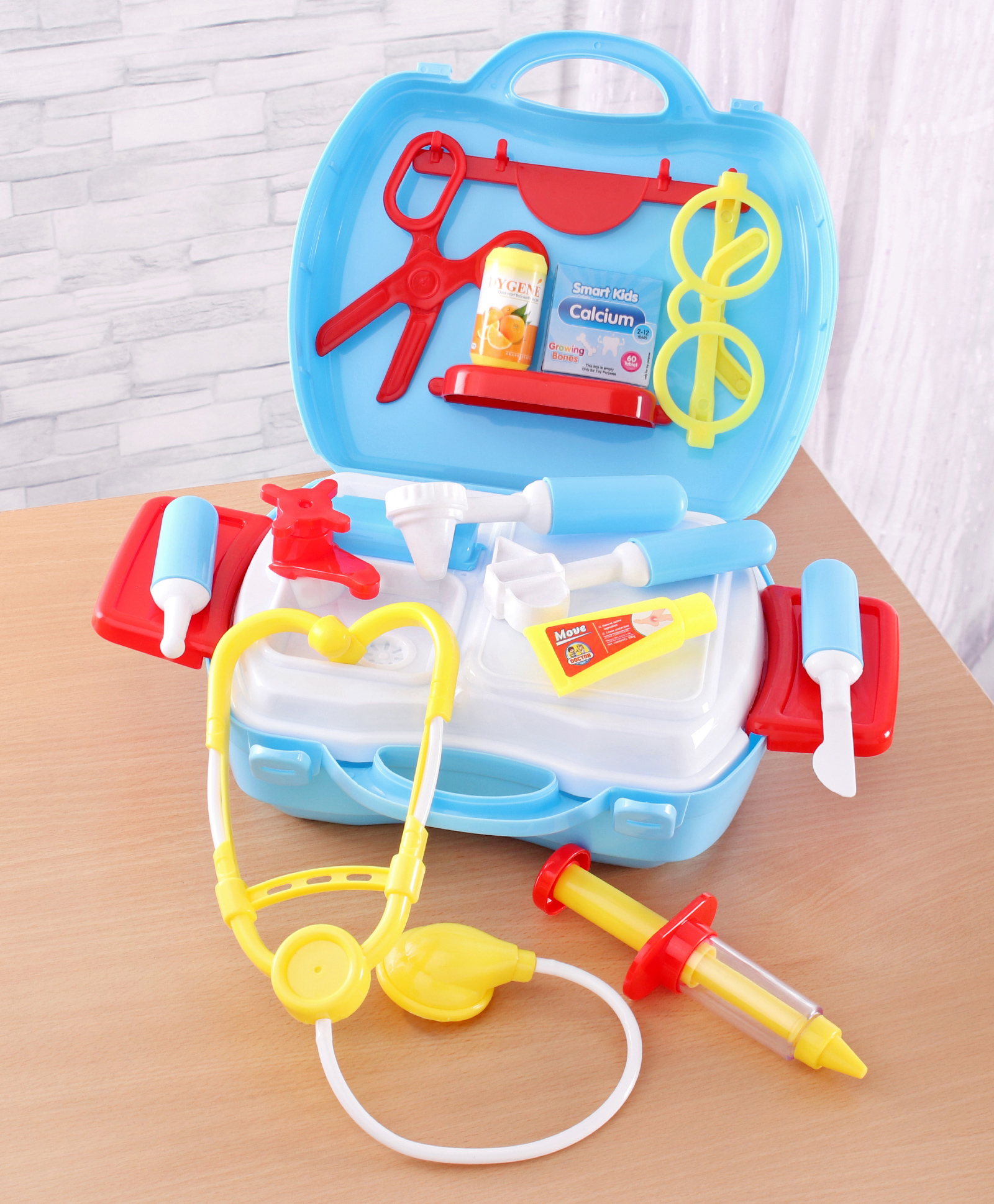 Play Nation Hello Doctor Suitcase Playset of 21 Pieces - Multicolour-picture-14