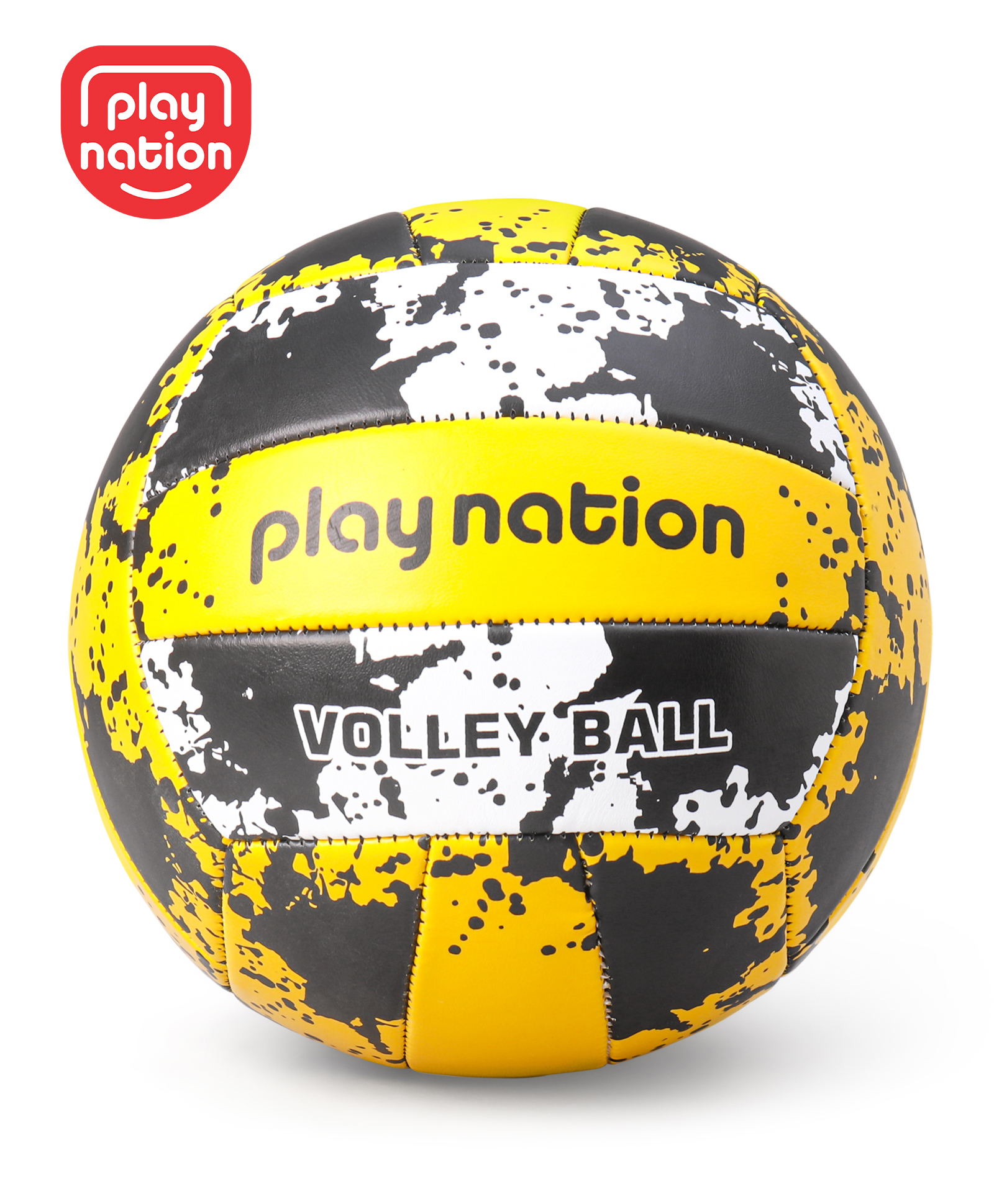 Play Nation Size 4 Volleyball - Black & Yellow