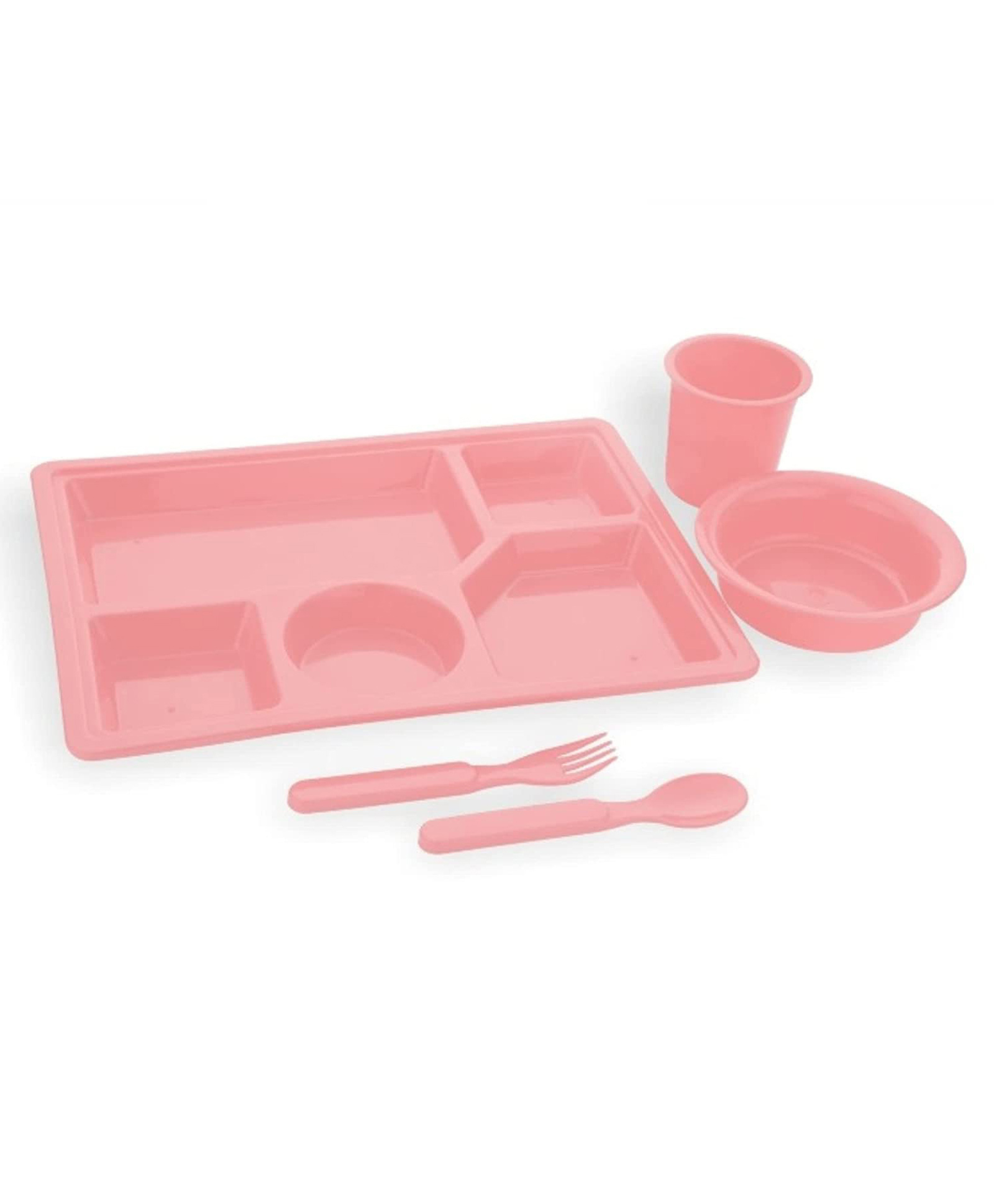 Korbox Disco Set Section Dinner PlatesTop Rack Dishwasher Safe - Pink-image-43